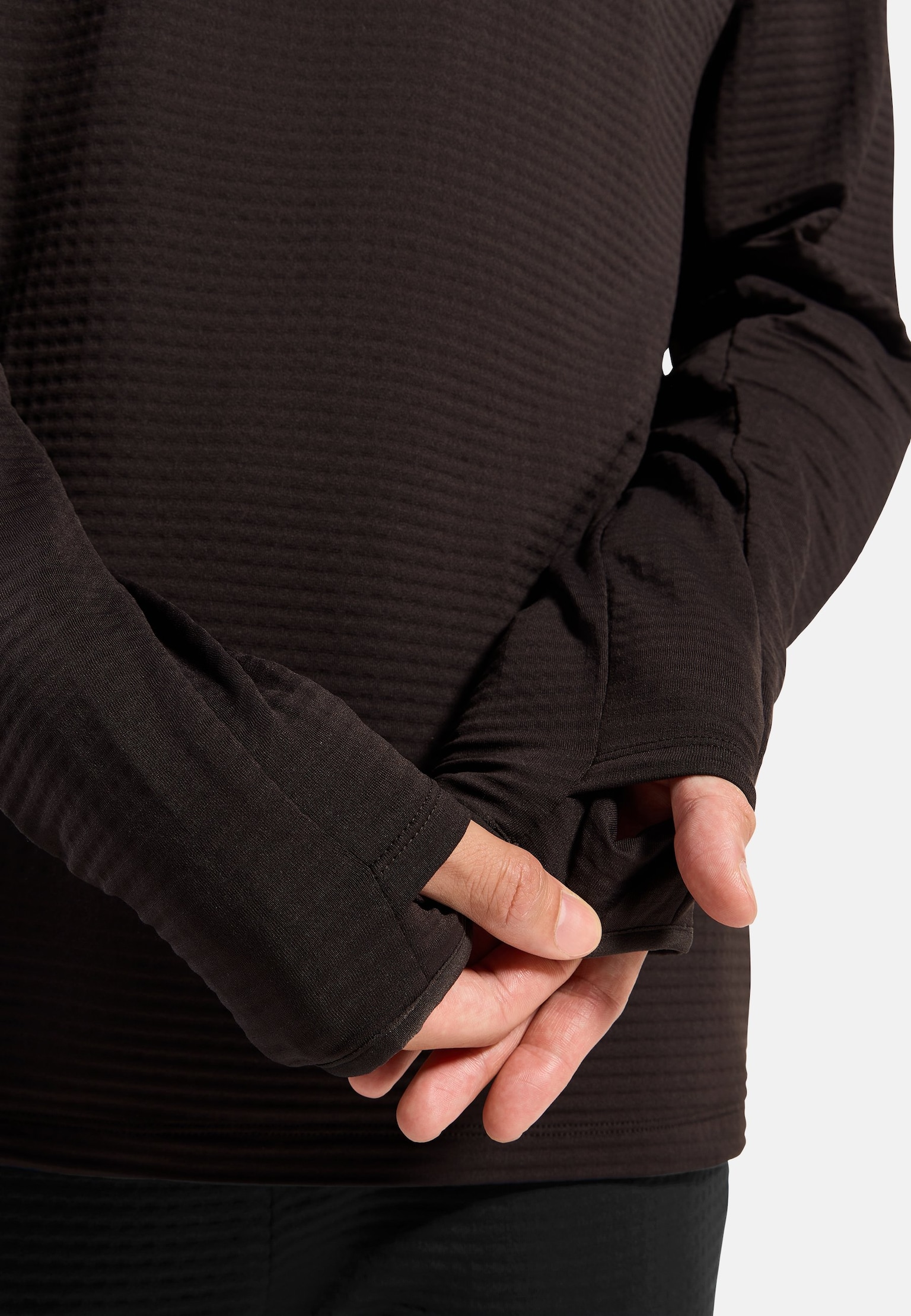 Haut à capuche de running Essential Thermal