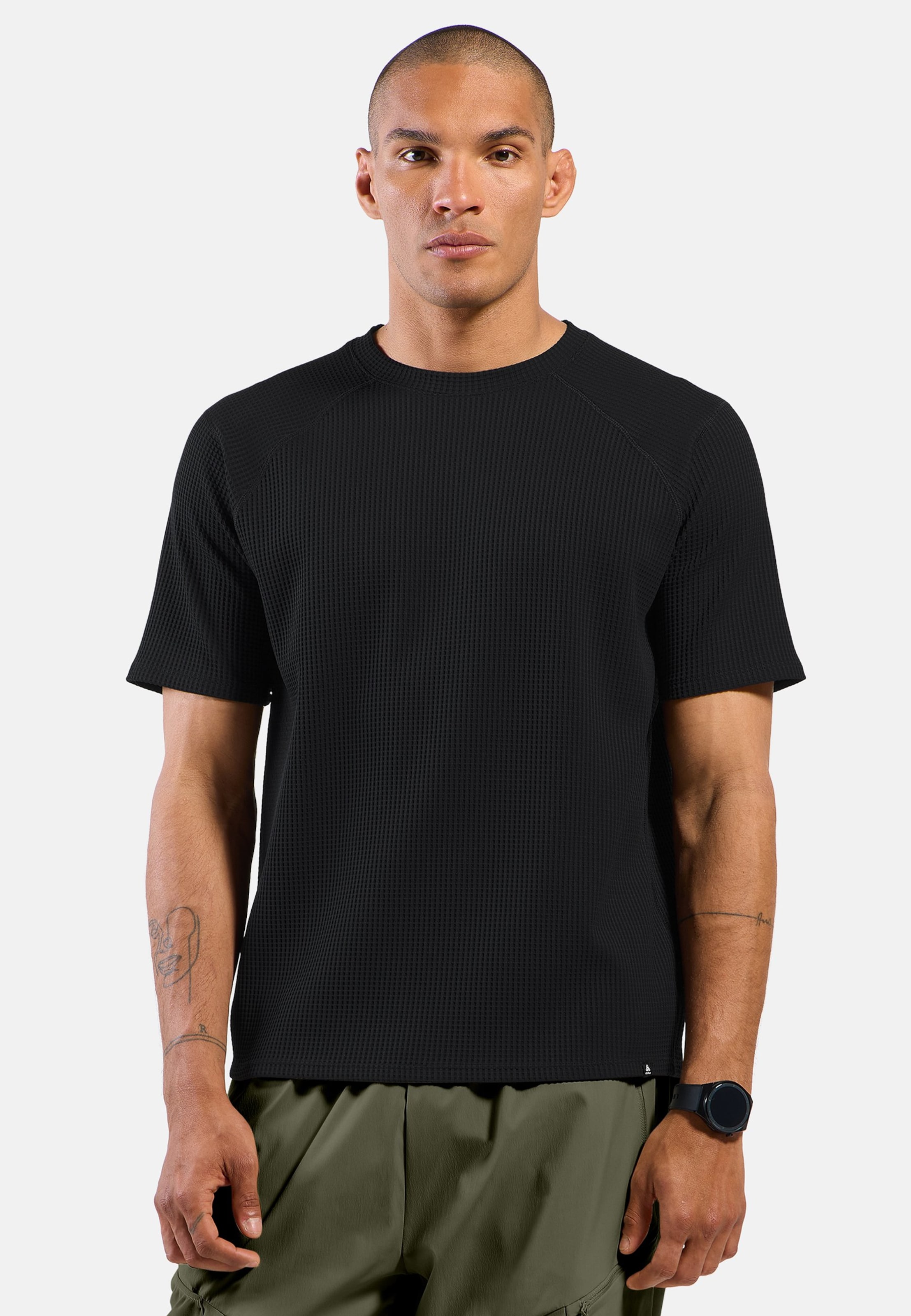Odlo Cubic T-Shirt für Herren - Wandern, Casual Comfort - schwarz, L