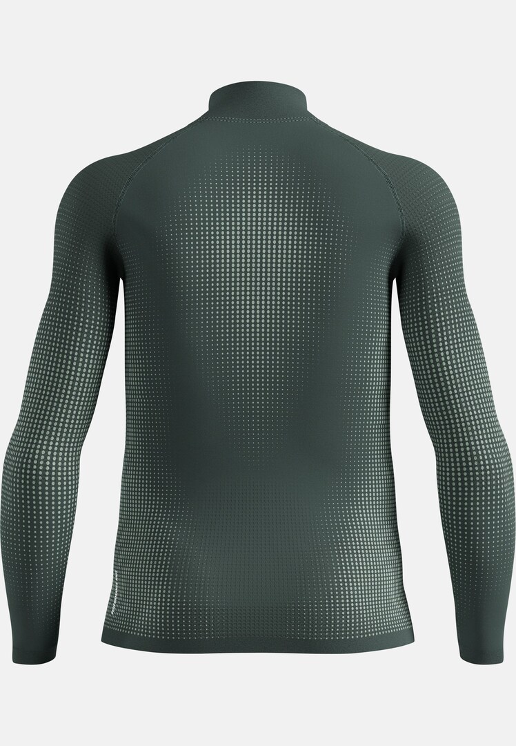 Odlo BL Top Turtle Neck L/S Half Zip Fundamental Tricot Homme - Col Roulé Sport Technique