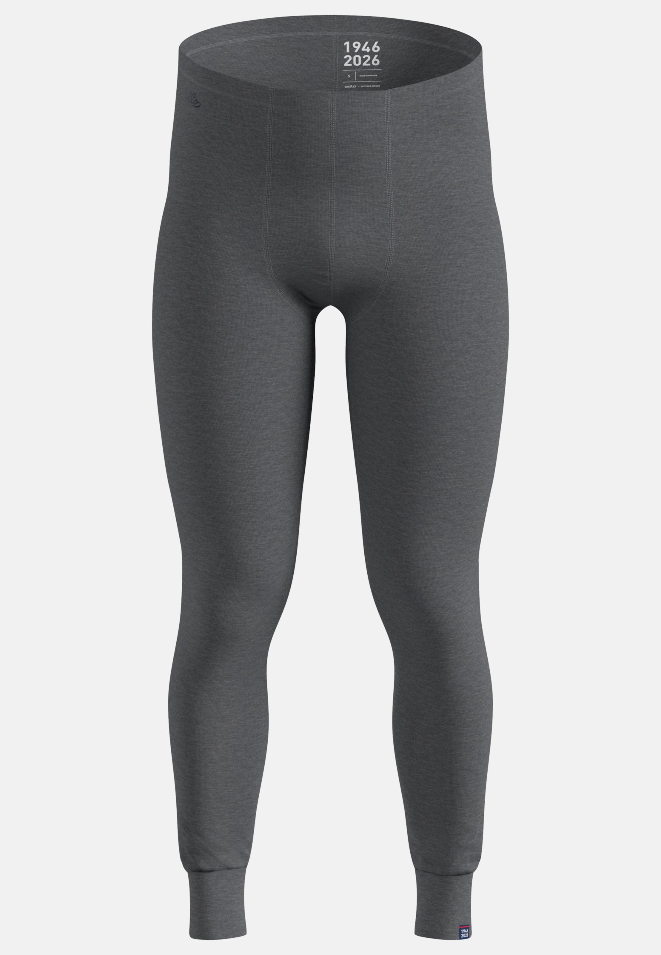 Odlo Active Warm 80th Anniversary Base Layer Tights für Herren - Wandern, Ski & Snow - grau, M