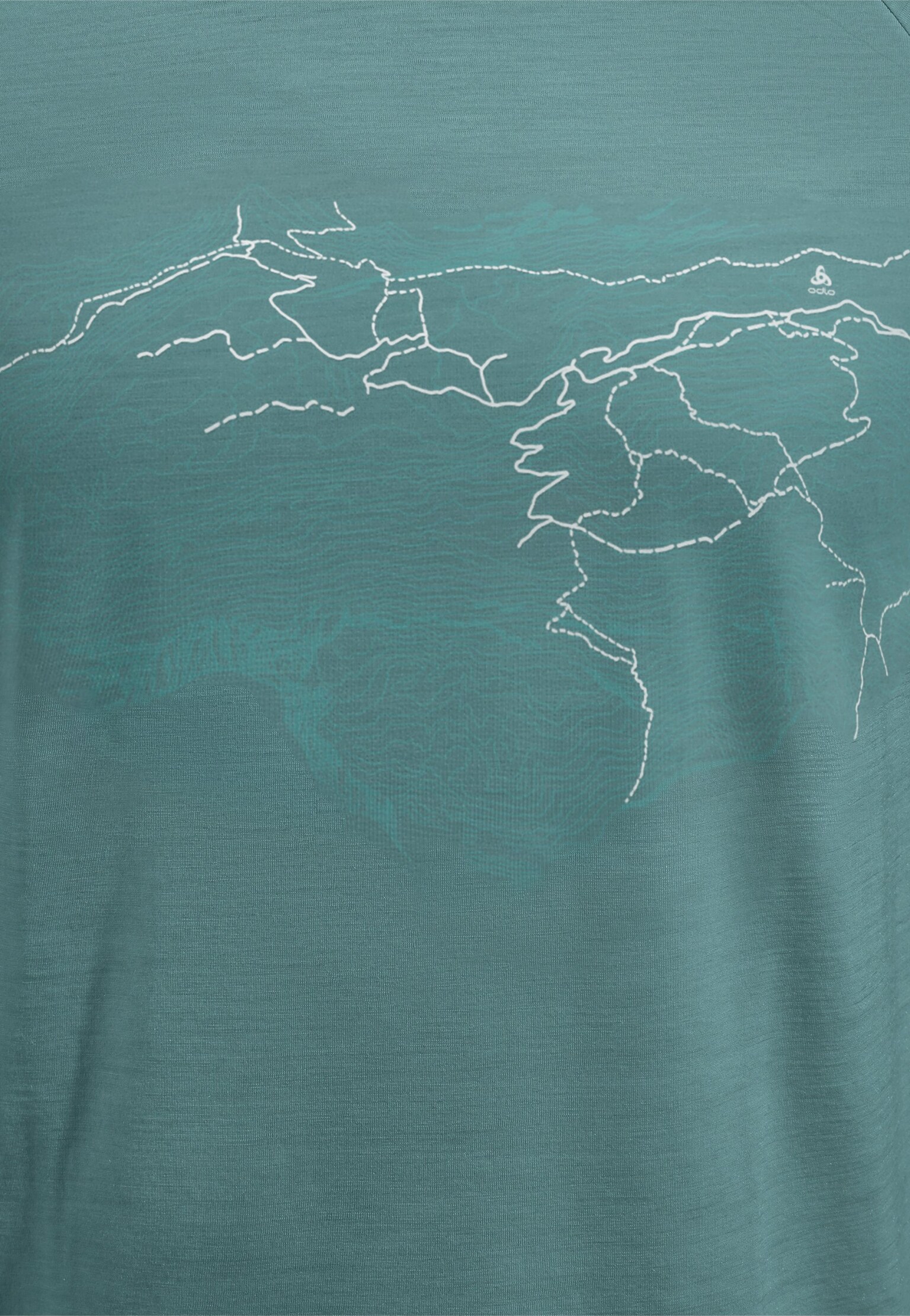 T-shirt à motif topographique Ascent Performance Wool 130