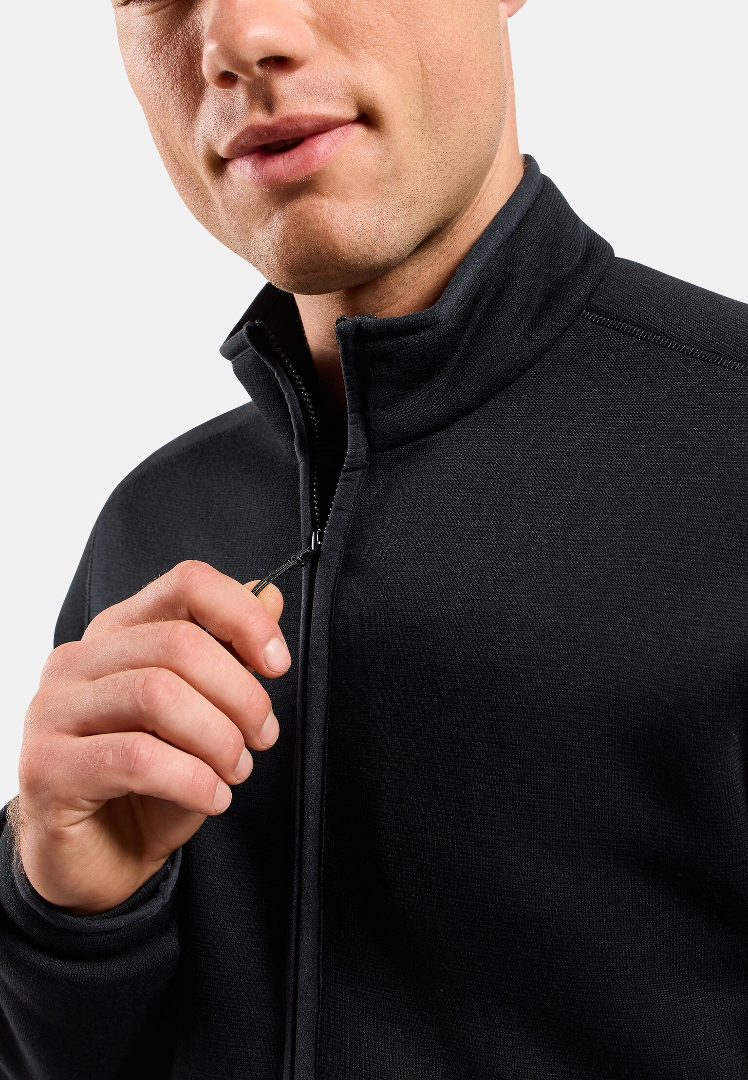 AirWool Unisex-Mid-Layer aus Merinowolle mit Halbreissverschluss