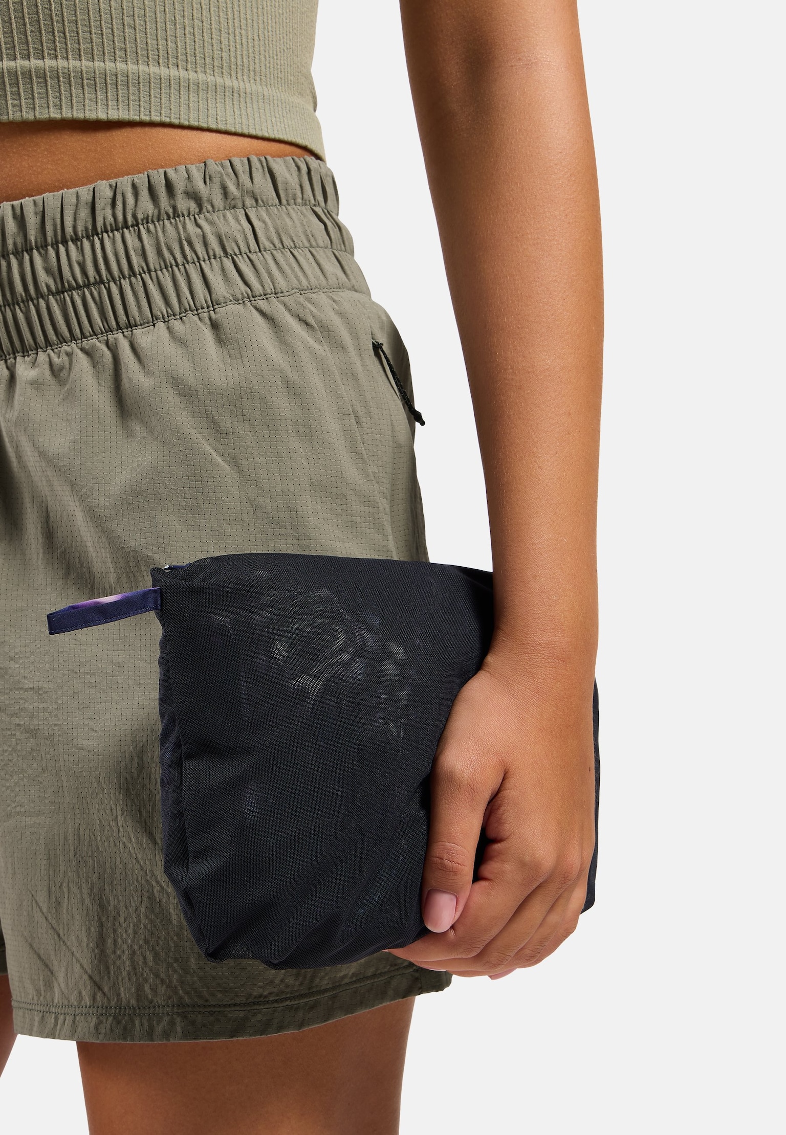 The Zeroweight print hooded running anorak