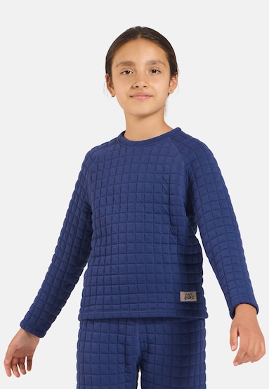 The Adventurer Collection quilted kids' crewneck top