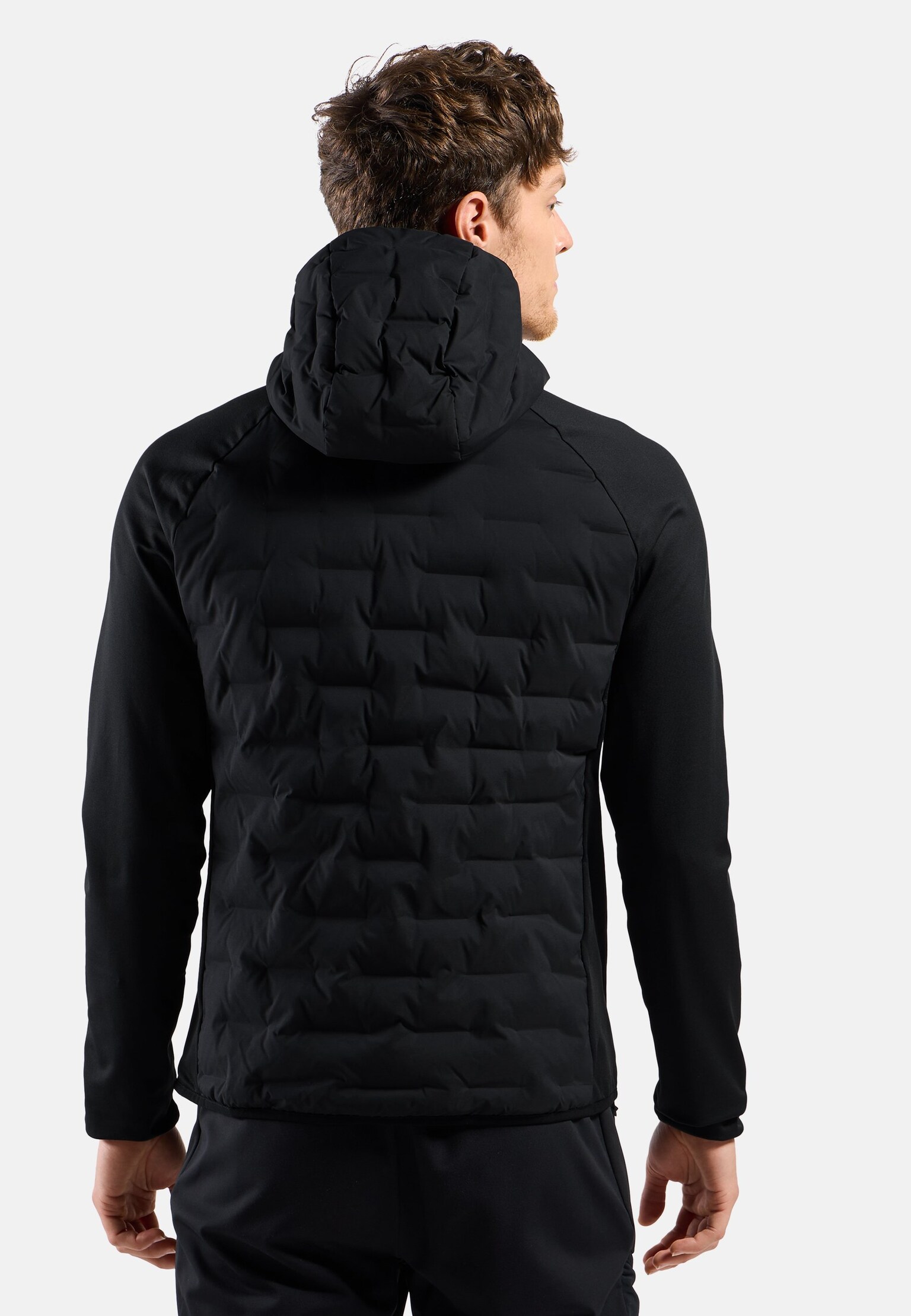 The Zeroweight Insulator hybrid mid layer hooded zip