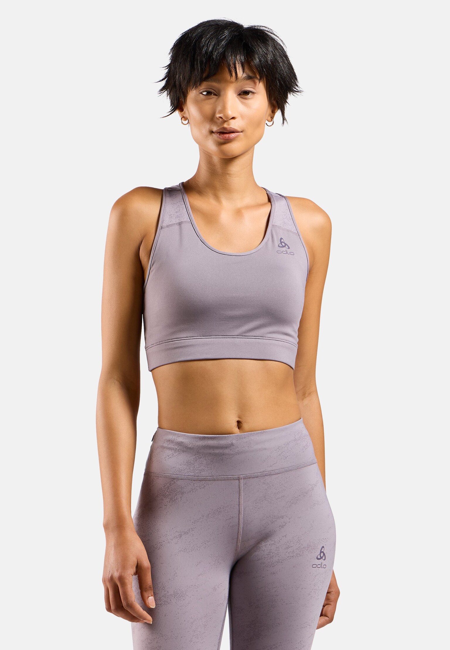 The Essentials print bralette