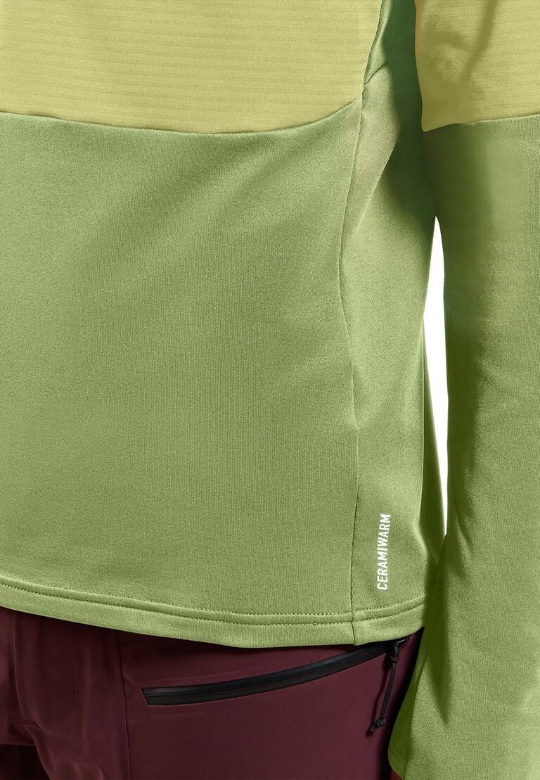The Descent Ceramiwarm half zip mid layer