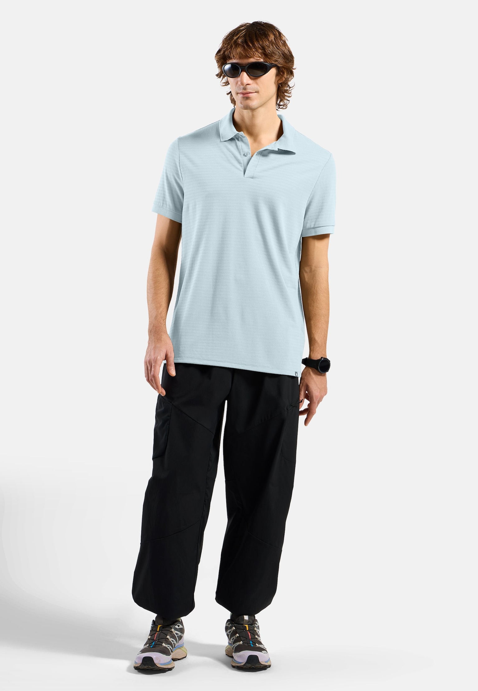 The Ascent natural polo shirt