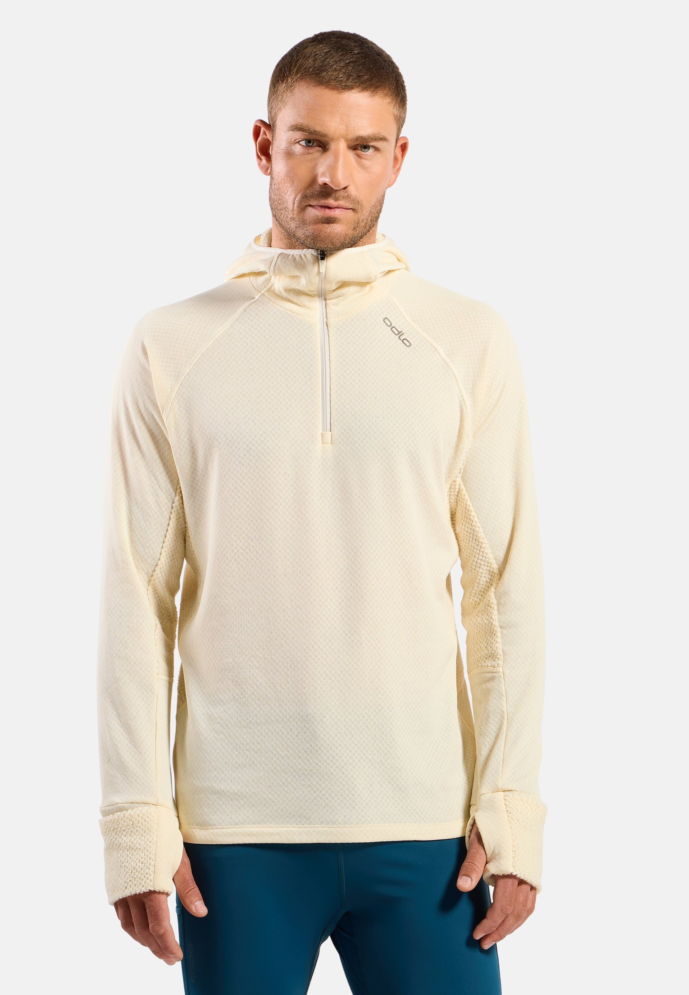 Odlo X-Alp Lauf-Hoodie für Herren - Trail Running, Running - grau, S