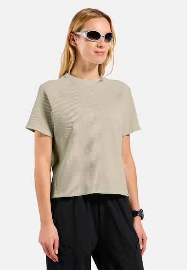 T-shirt multisport à manches courtes et col rond Cubic