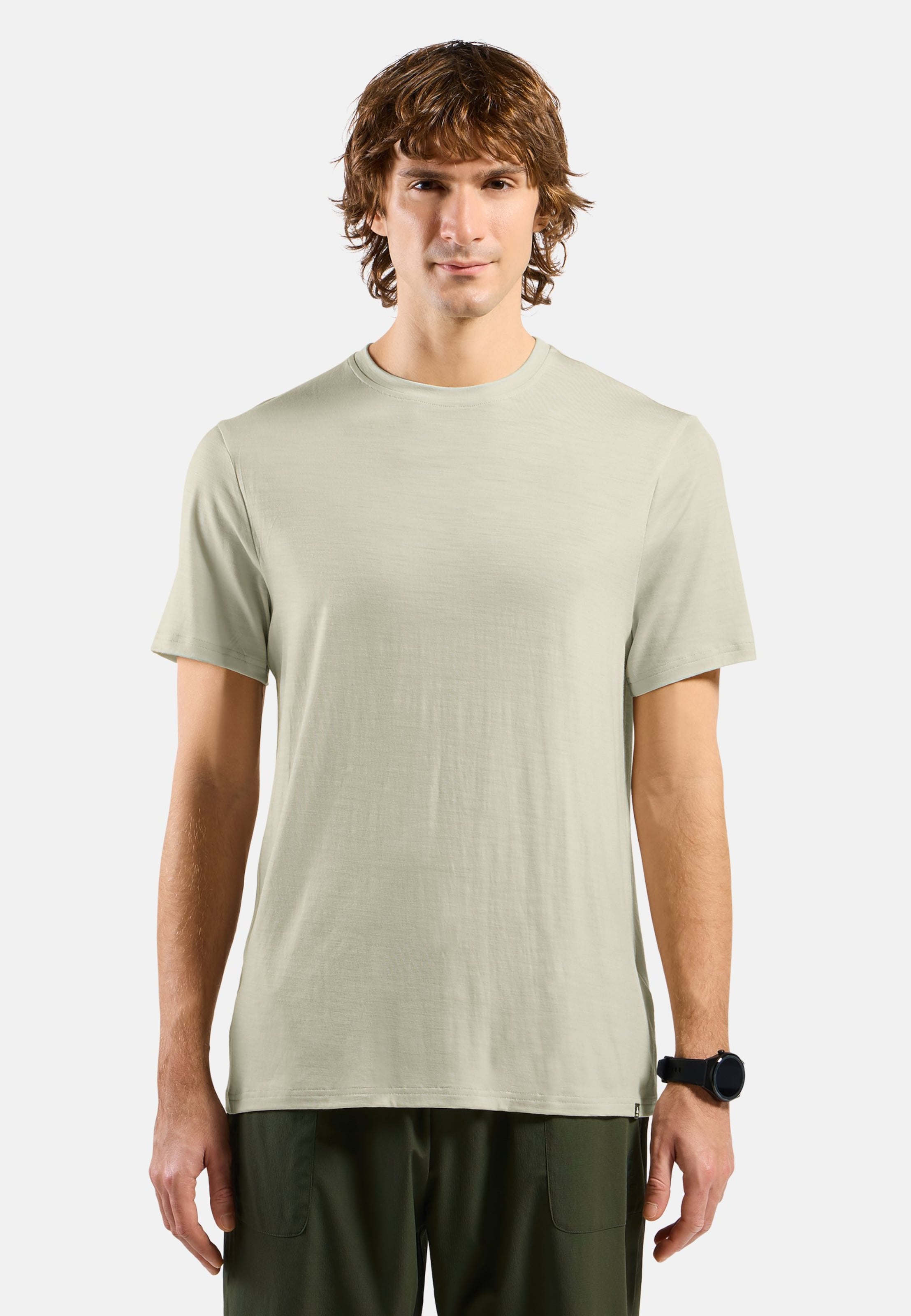 Odlo Ascent Merino 160 T-Shirt für Herren, XXL, beige