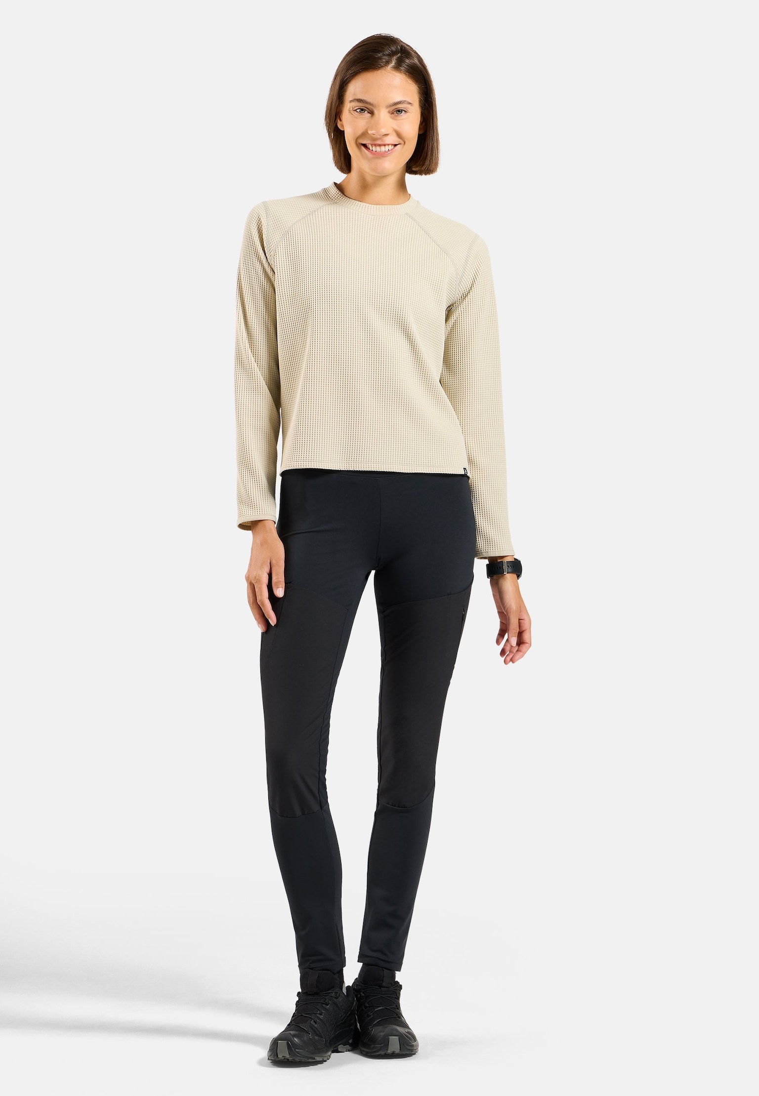 Cubic Multisport mid layer met ronde hals