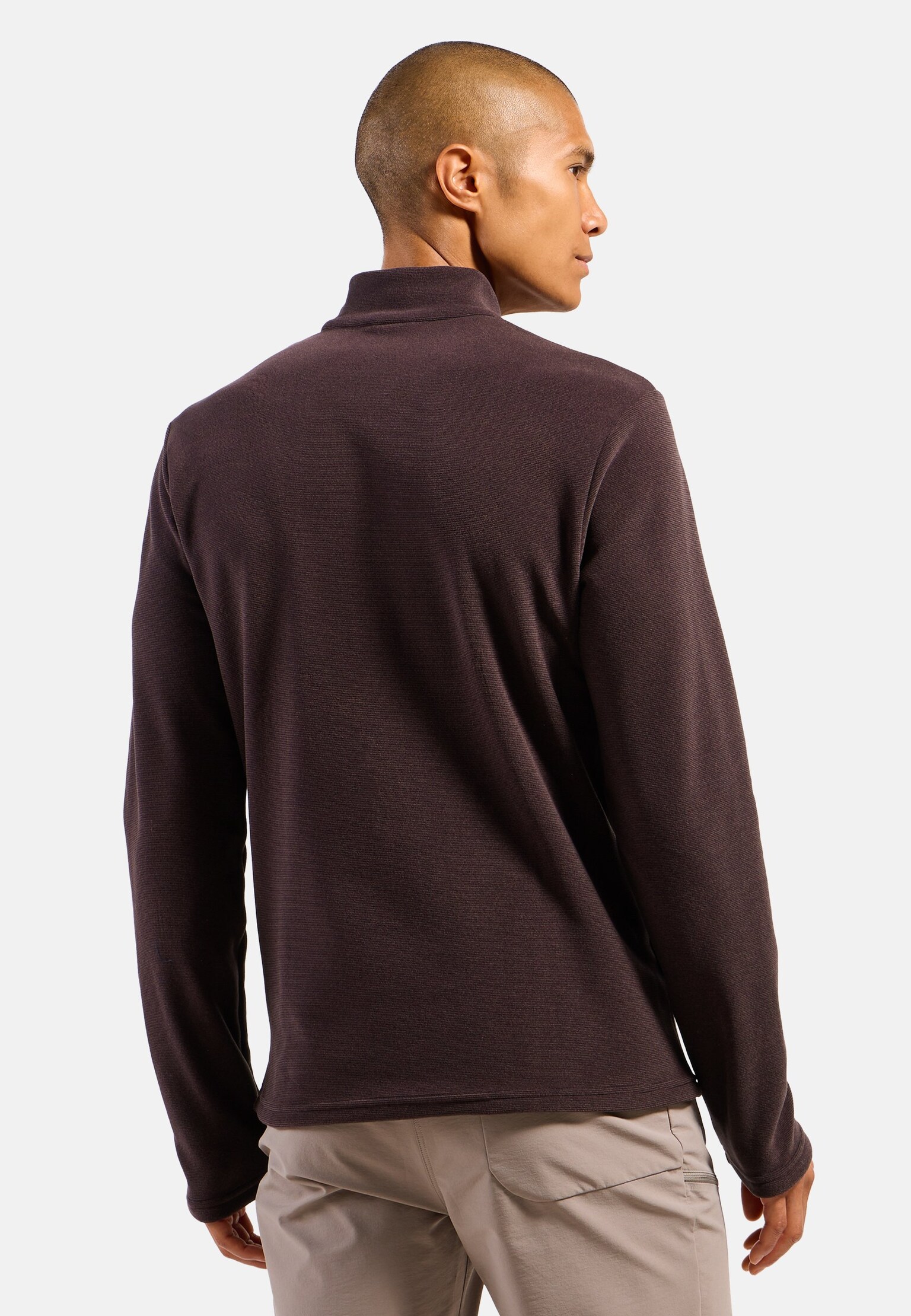 The men's Roy full zip mid layer top