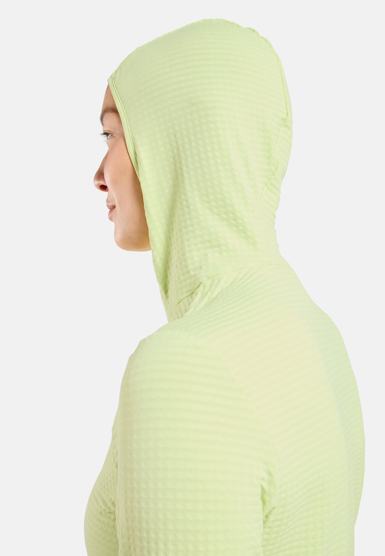 The Essentials Thermal hooded running mid layer