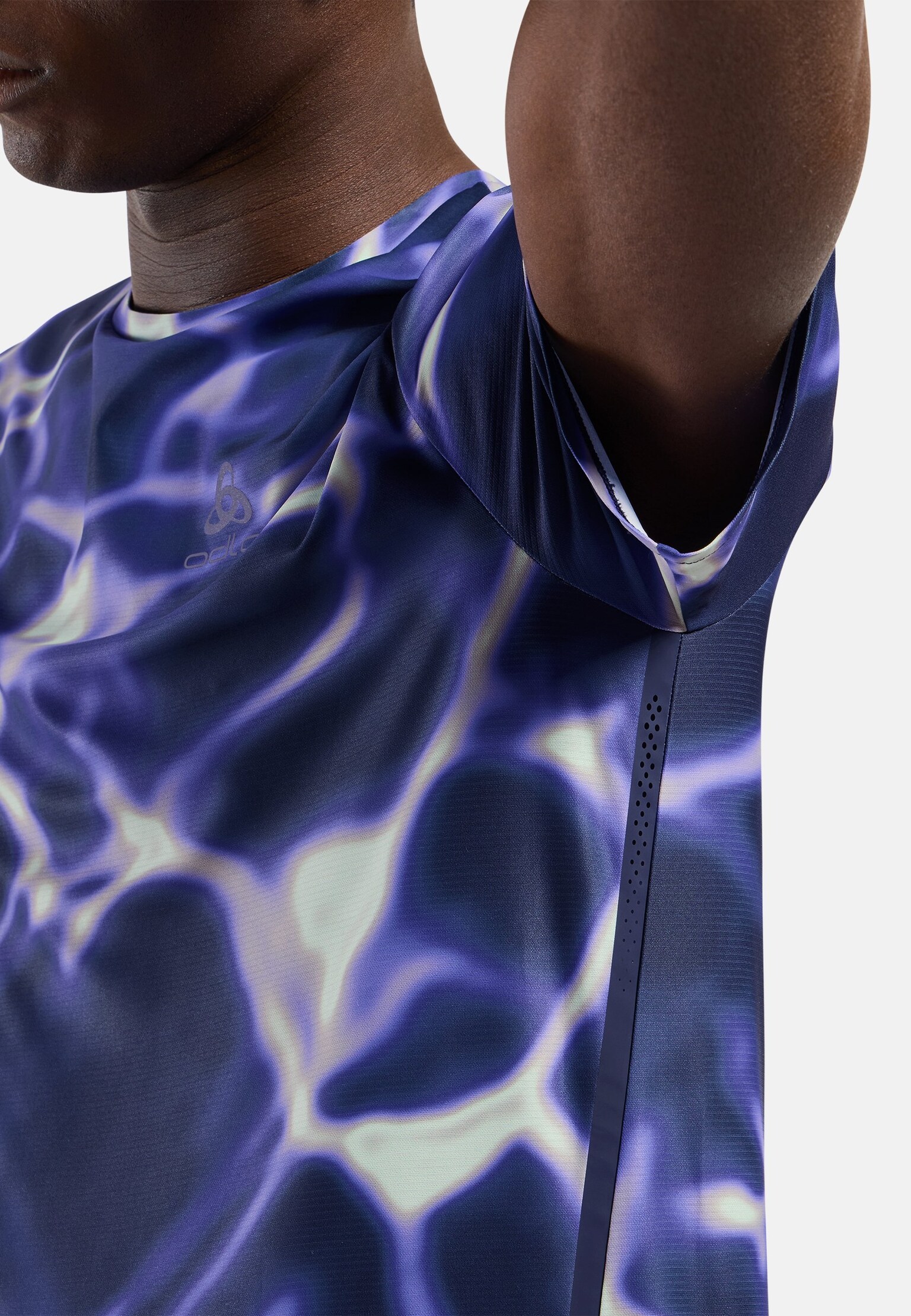 The Zeroweight Chill-Tec print short-sleeve running t-shirt