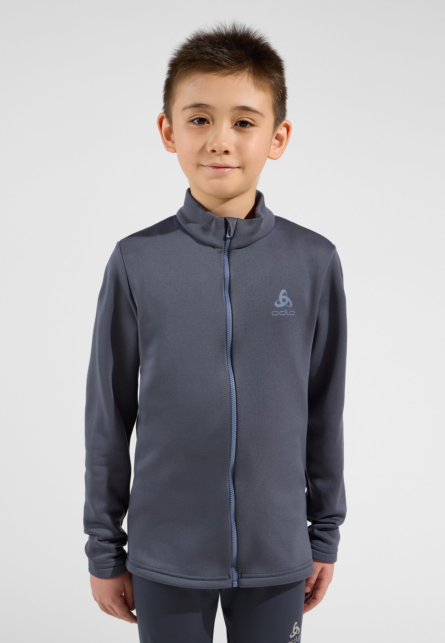 The Berra kids' mid layer zip