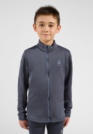 The Berra kids' mid layer zip