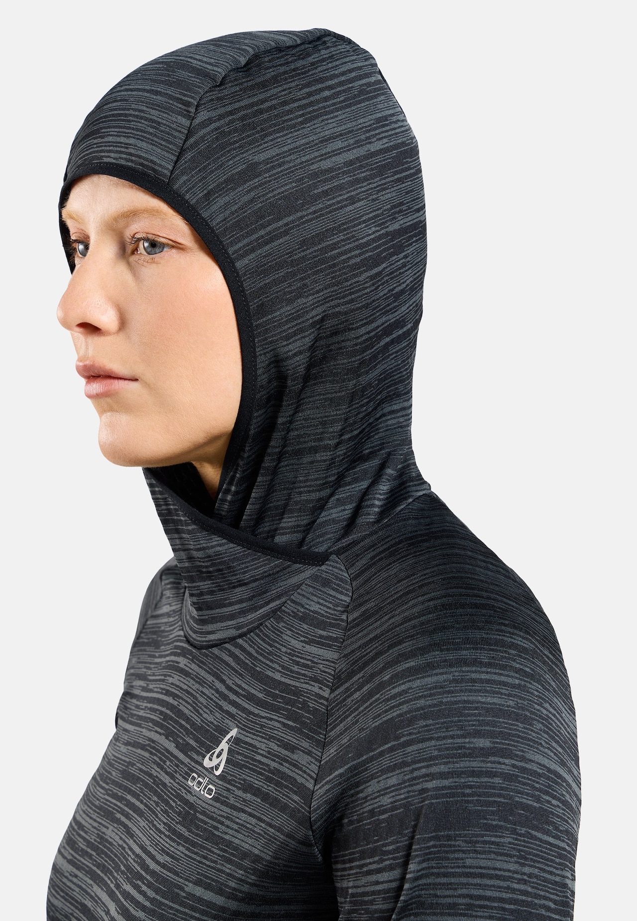 Felpa da running Essential Thermal con cappuccio
