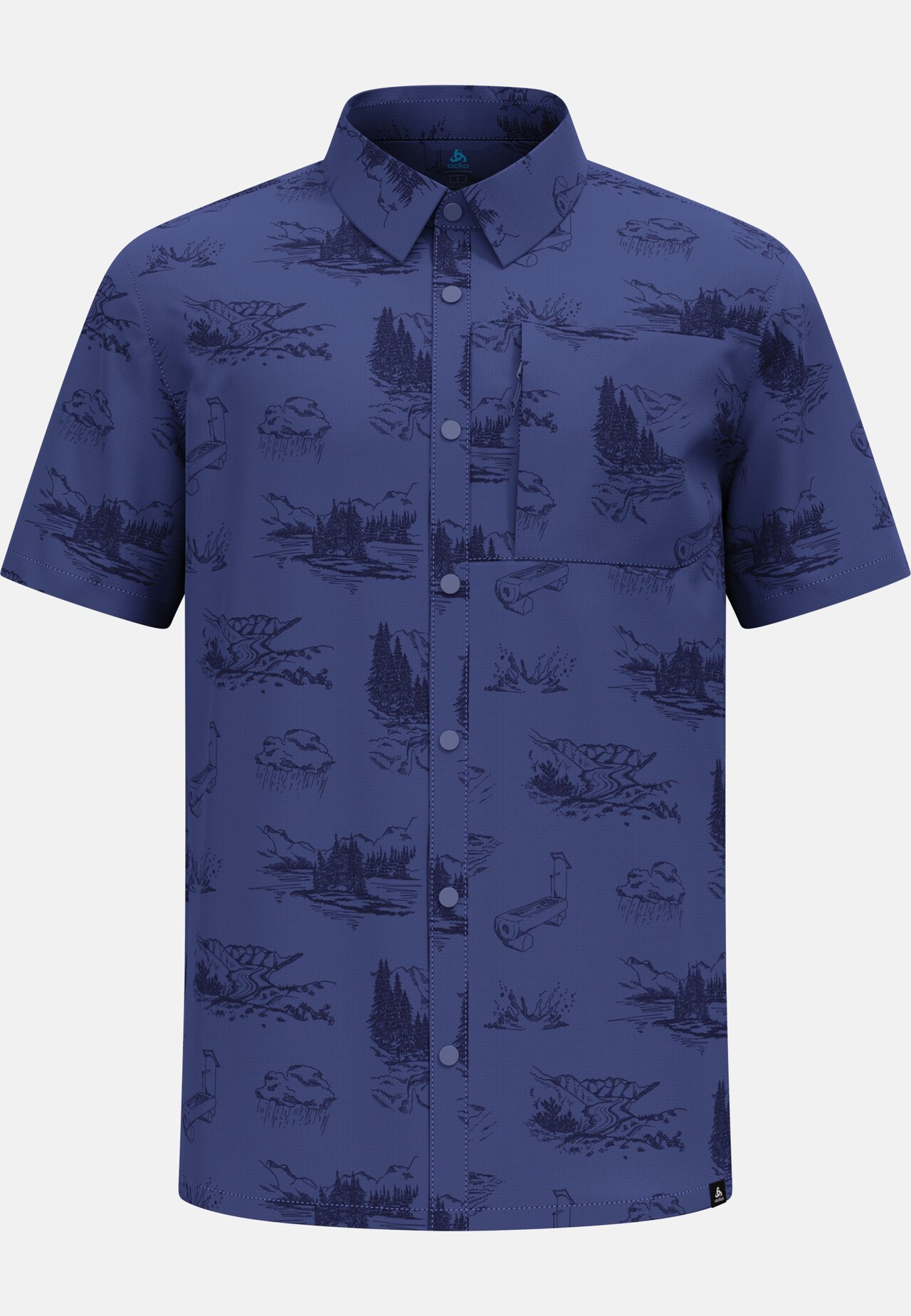 Chemise manches courtes Essential Print