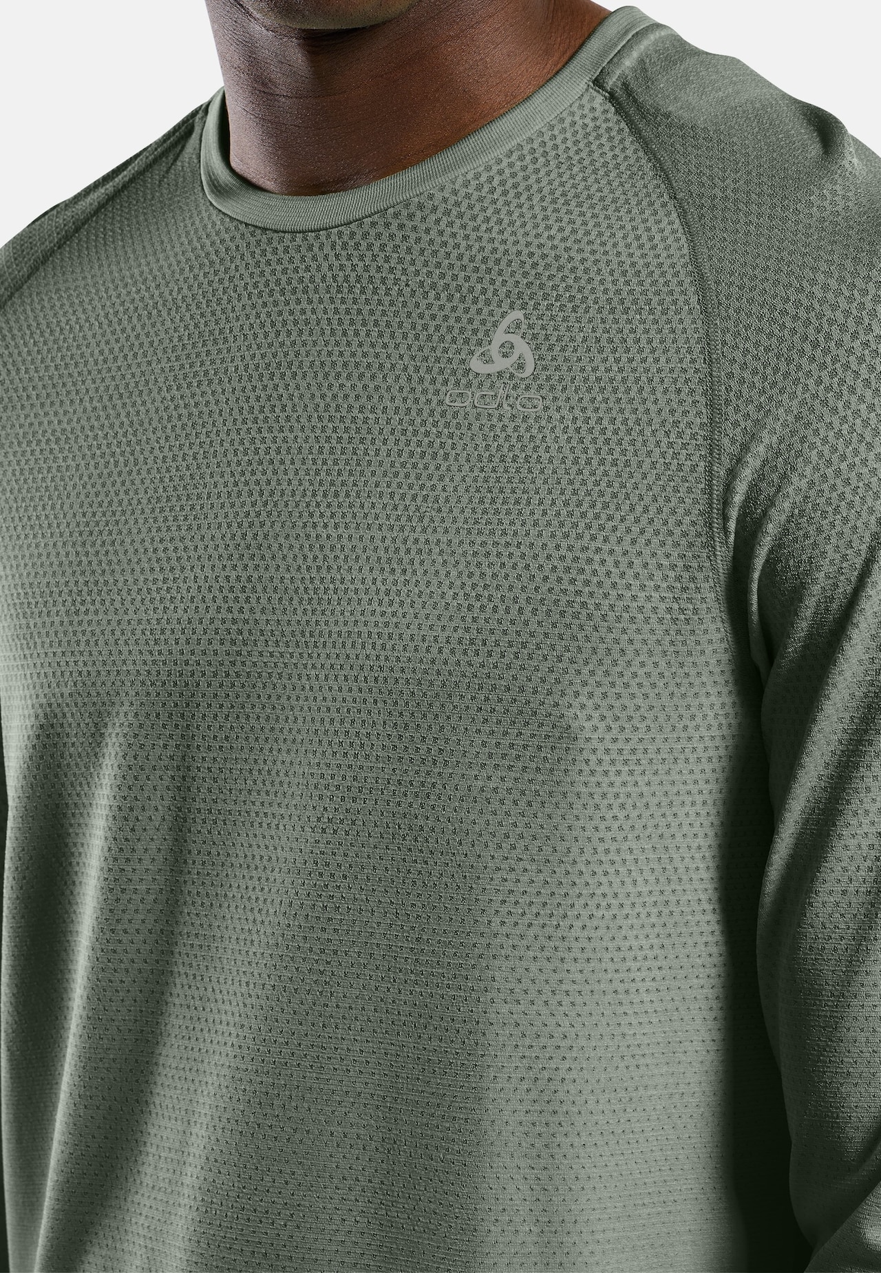 T-shirt da running Essential Seamless a maniche lunghe