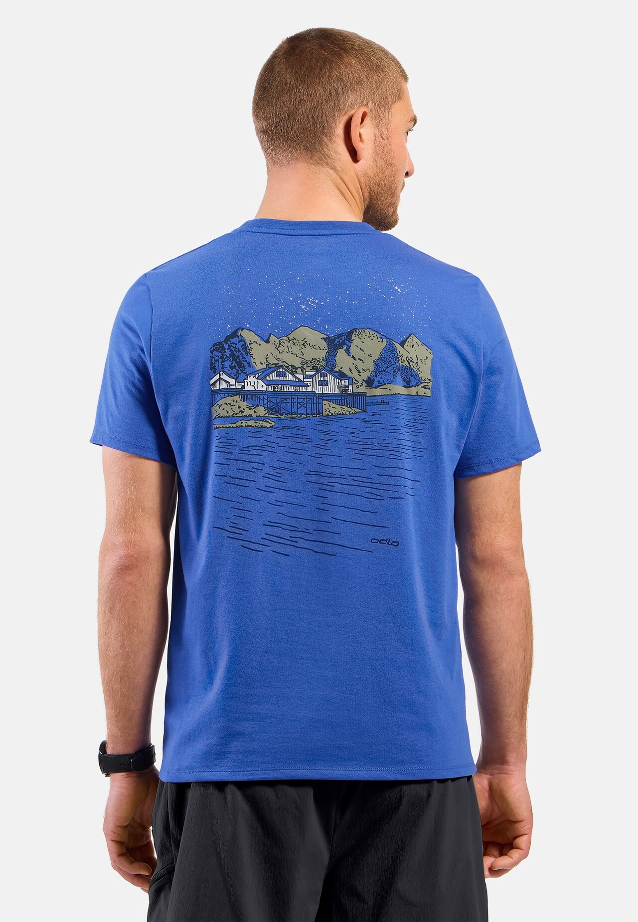T-shirt THERE’S MORE OUT THERE in misto cotone