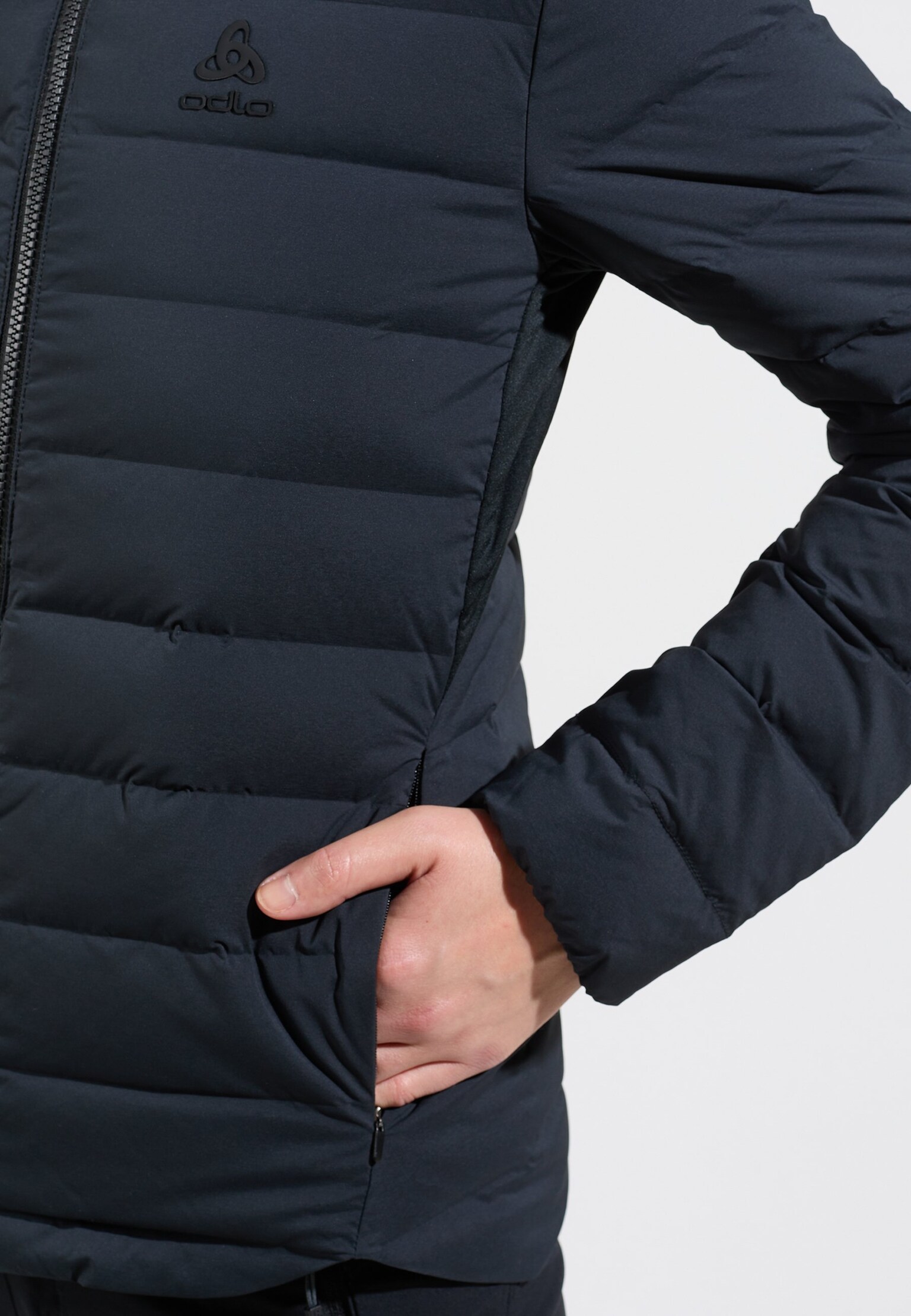 The Ascent N-Thermic recycled down hybrid jacket