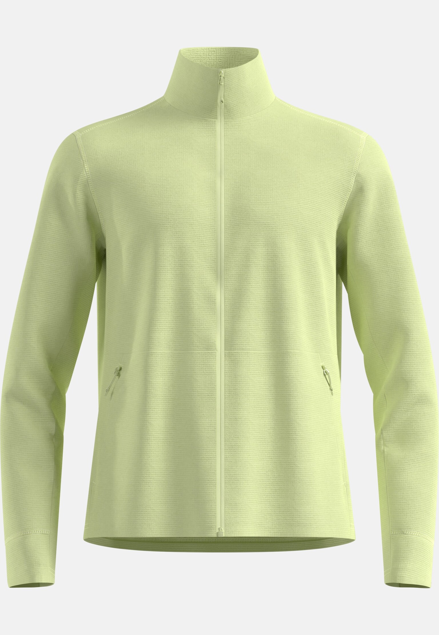 Mid layer multisport Essentials in pile con lavorazione a reticolo a zip intera
