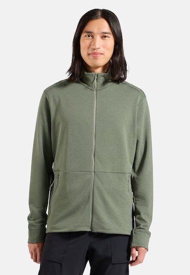 Grid Fleece Mid Layer Full-Zip