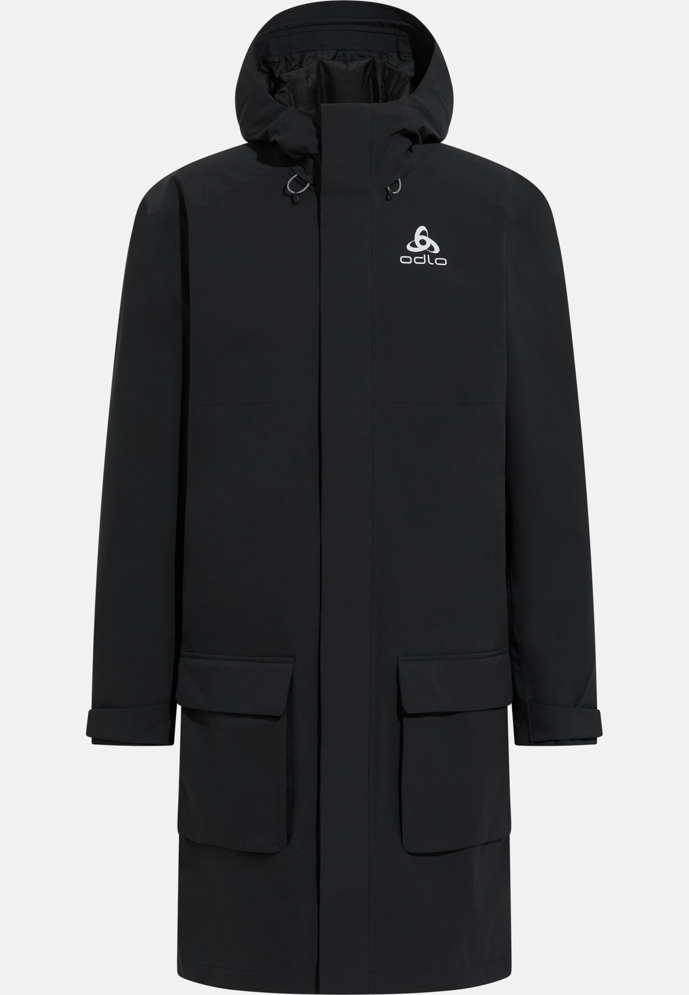 Odlo The Performance 2L wasserdichte Hardshell-Parka für Herren, S, schwarz