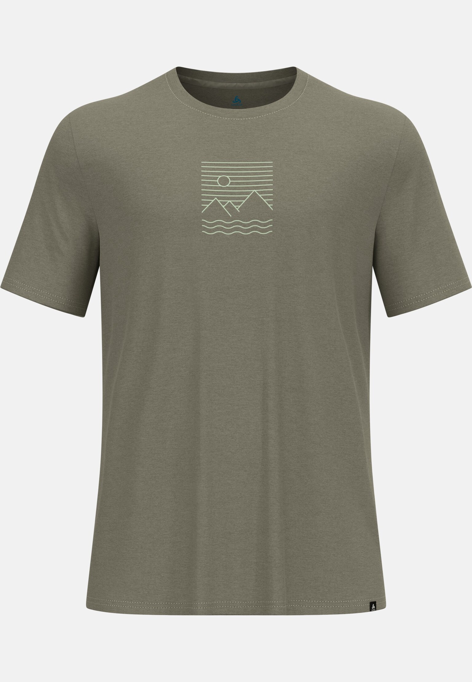 Ascent sun sea mountains t-shirt