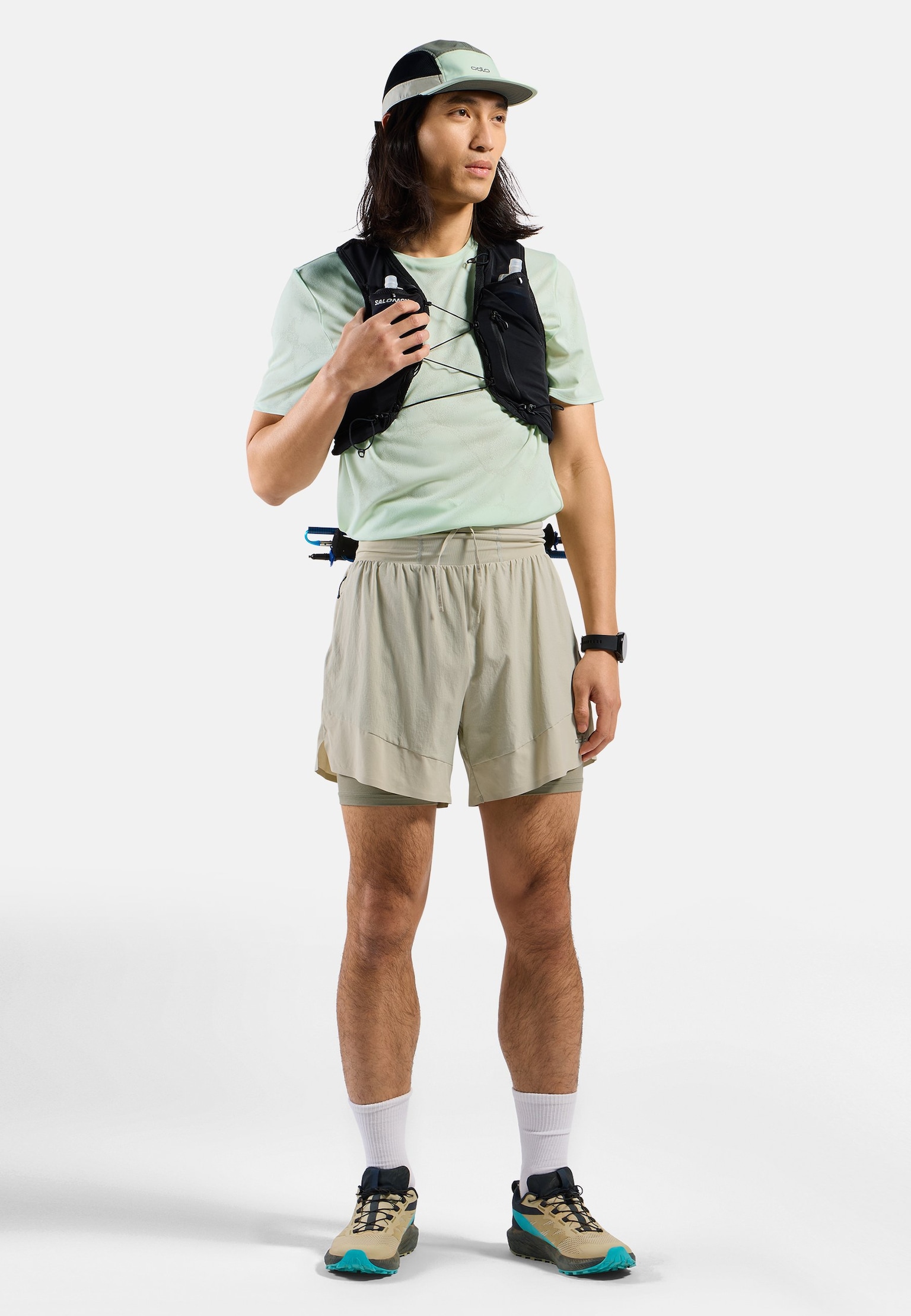 X-Alp 6-tommer 2-i-1 terrengløp shorts 2.0