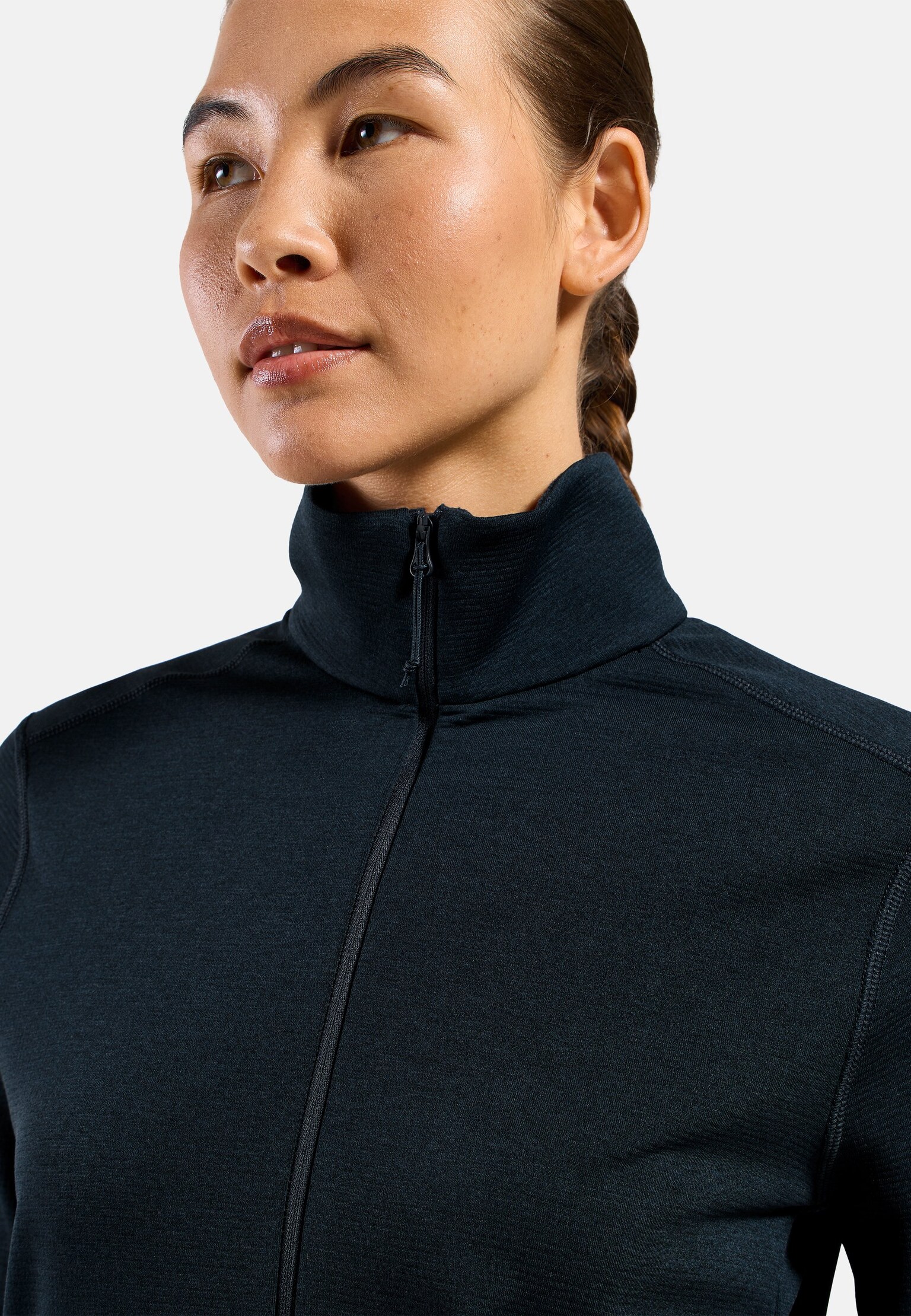 Haut zippé Grid Fleece