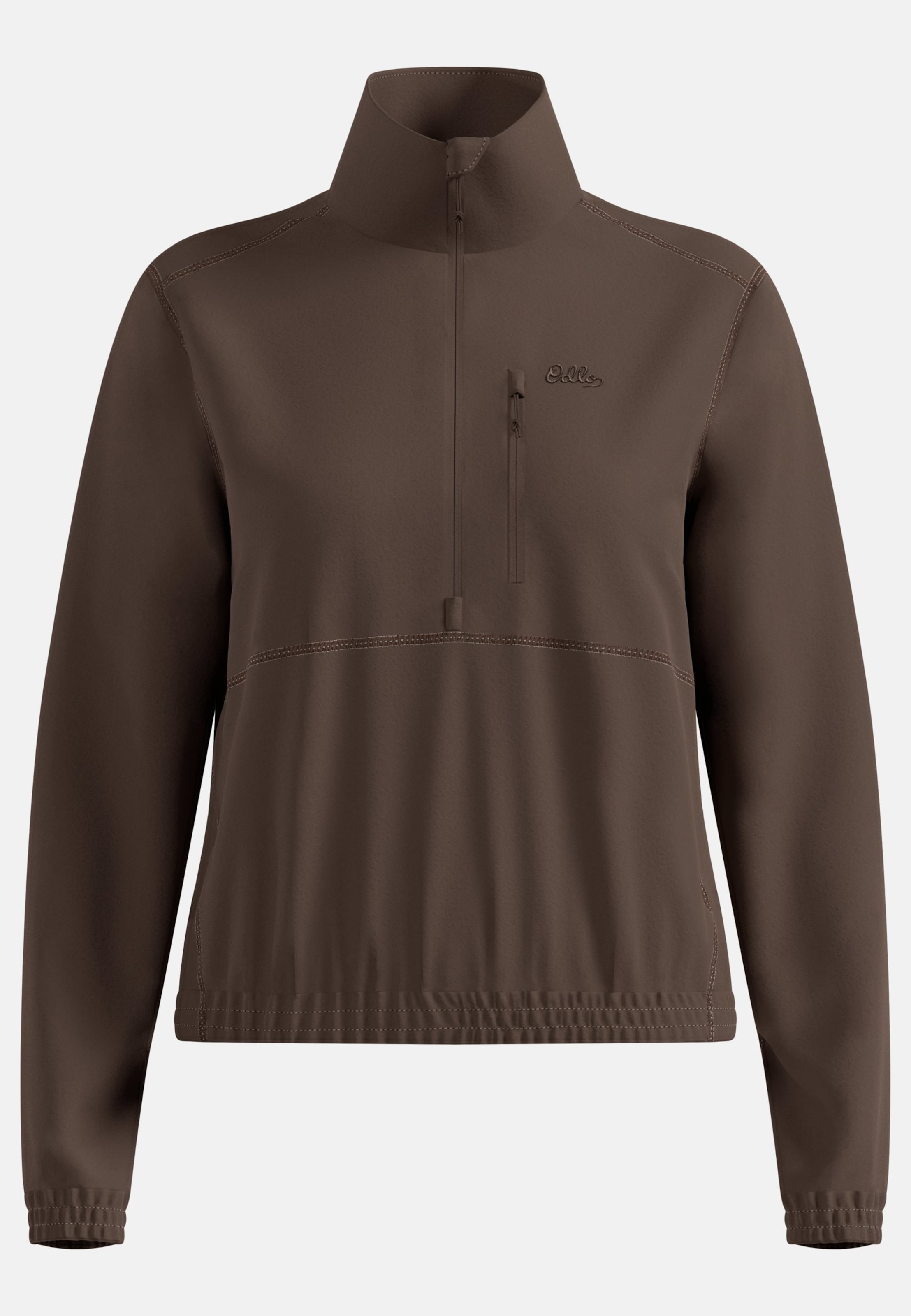 Odlo Classic Mid Layer Half-Zip für Damen - Wandern, Ski & Snow - braun, L