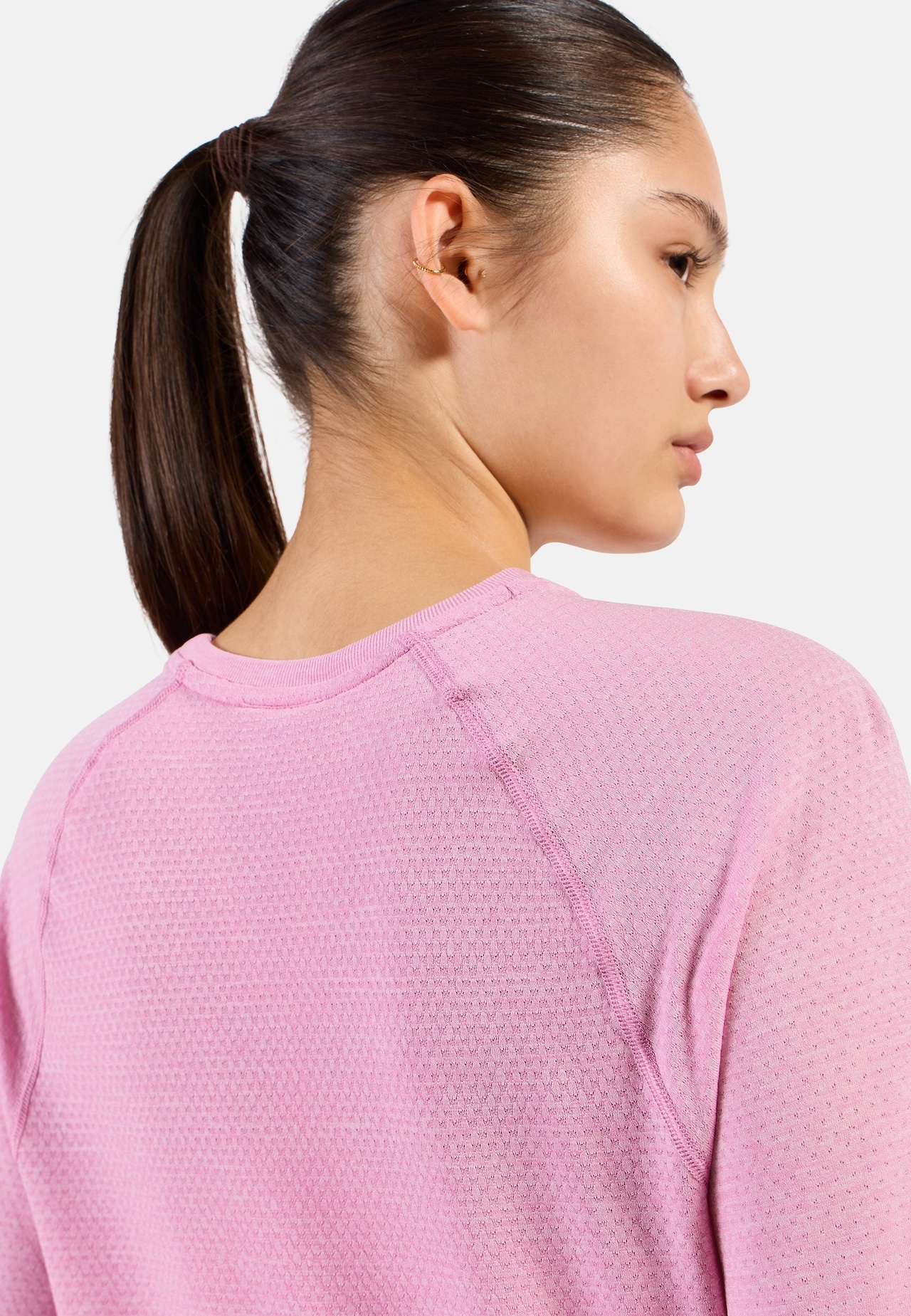 T-shirt da running Essential Seamless a maniche lunghe