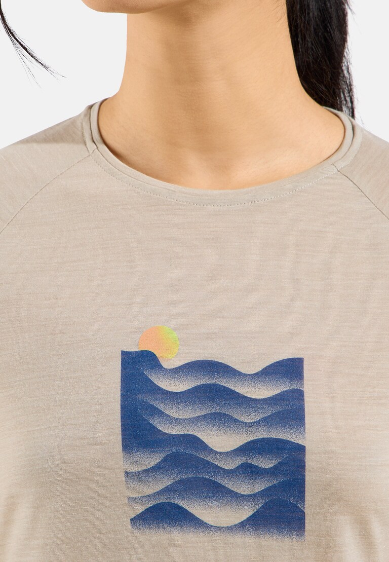 Ascent Performance Wool 130 sunset t-shirt