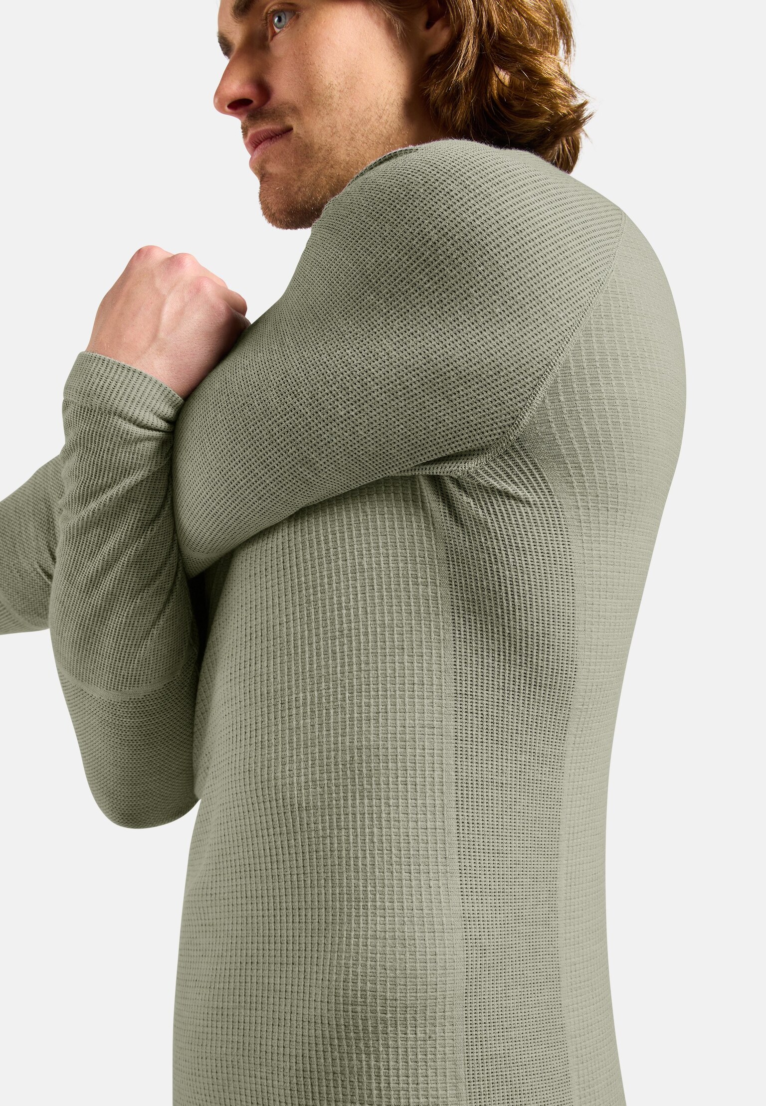 Haut technique avec cagoule Seamless Performance Wool