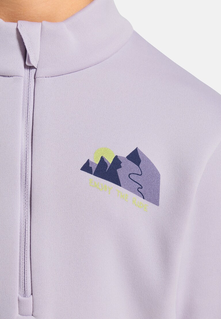 The Berra graphic half zip