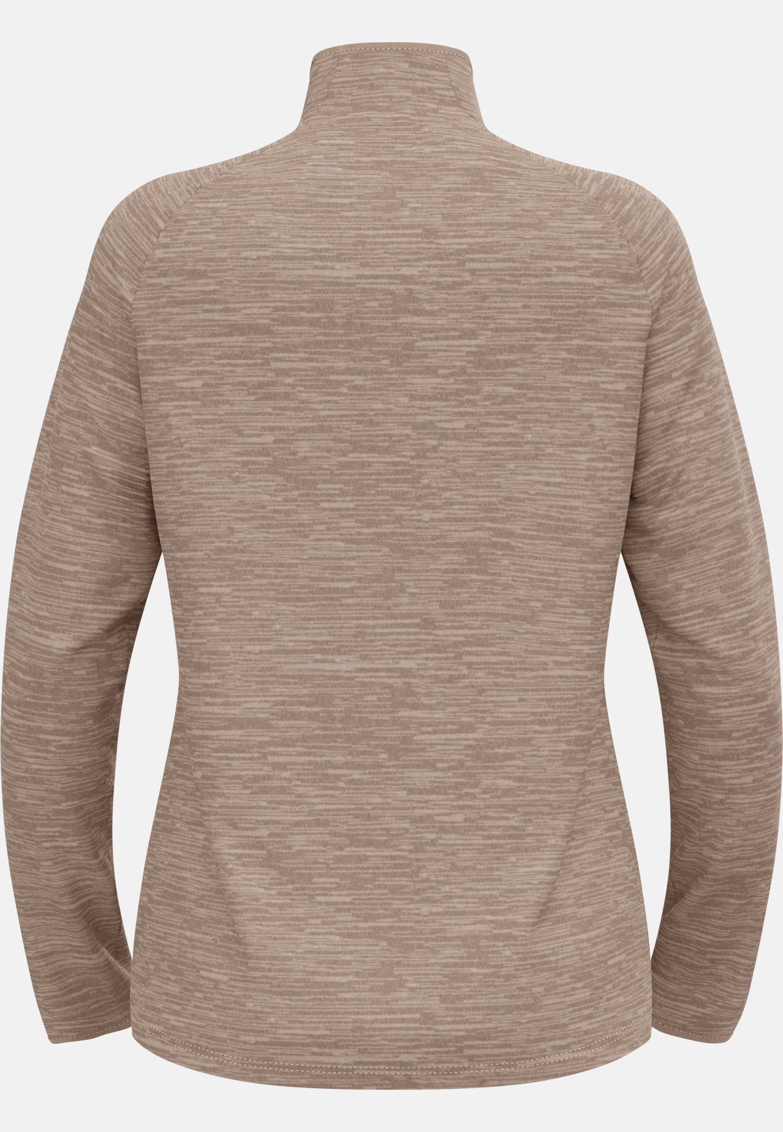 Run Easy-tussenlaagtop met halve rits en lange mouwen voor dames