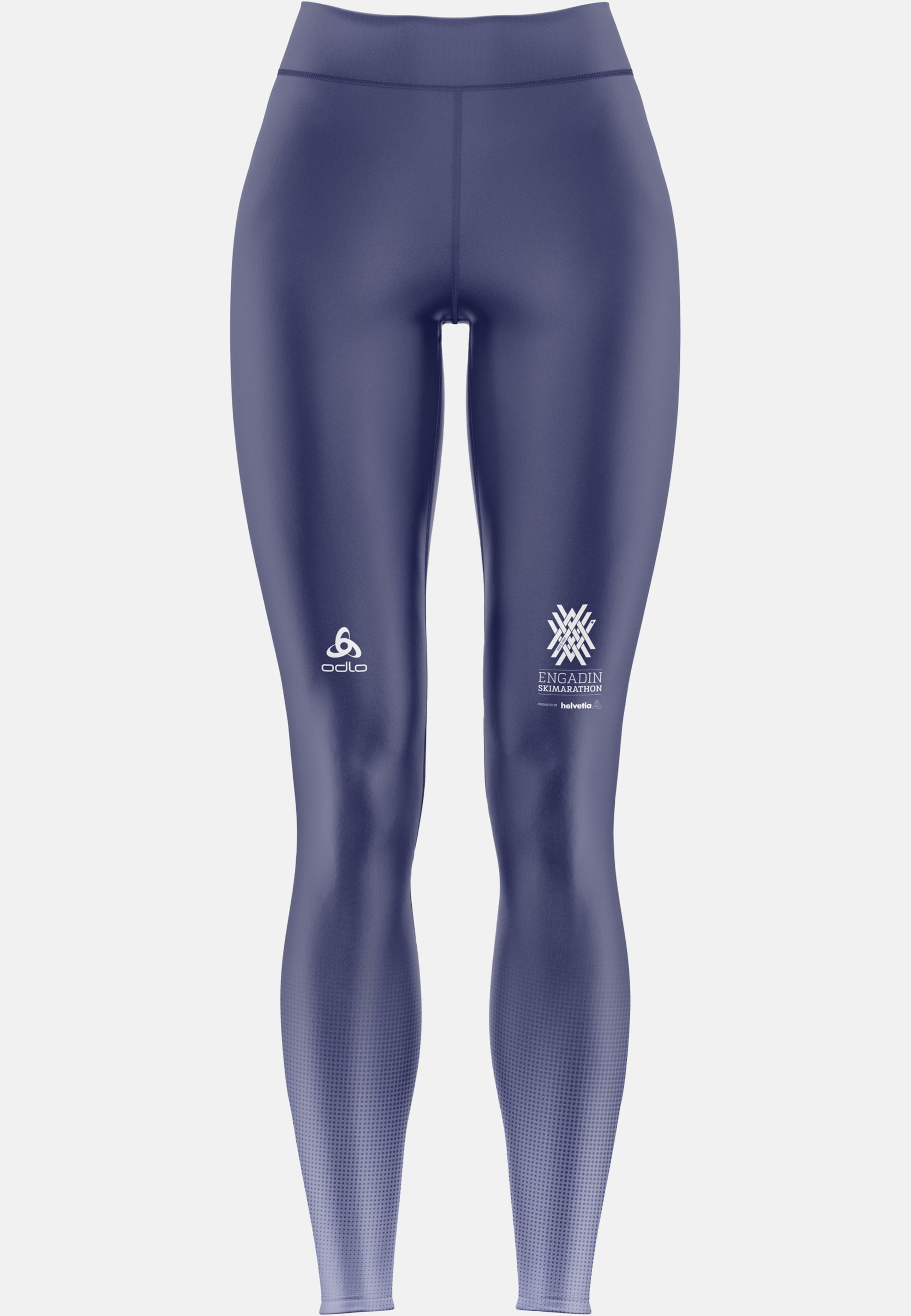 Odlo Odlo x Engadin Skimarathon Langlauf-Rennanzug-Hose für Damen - Skilanglauf - lila, M
