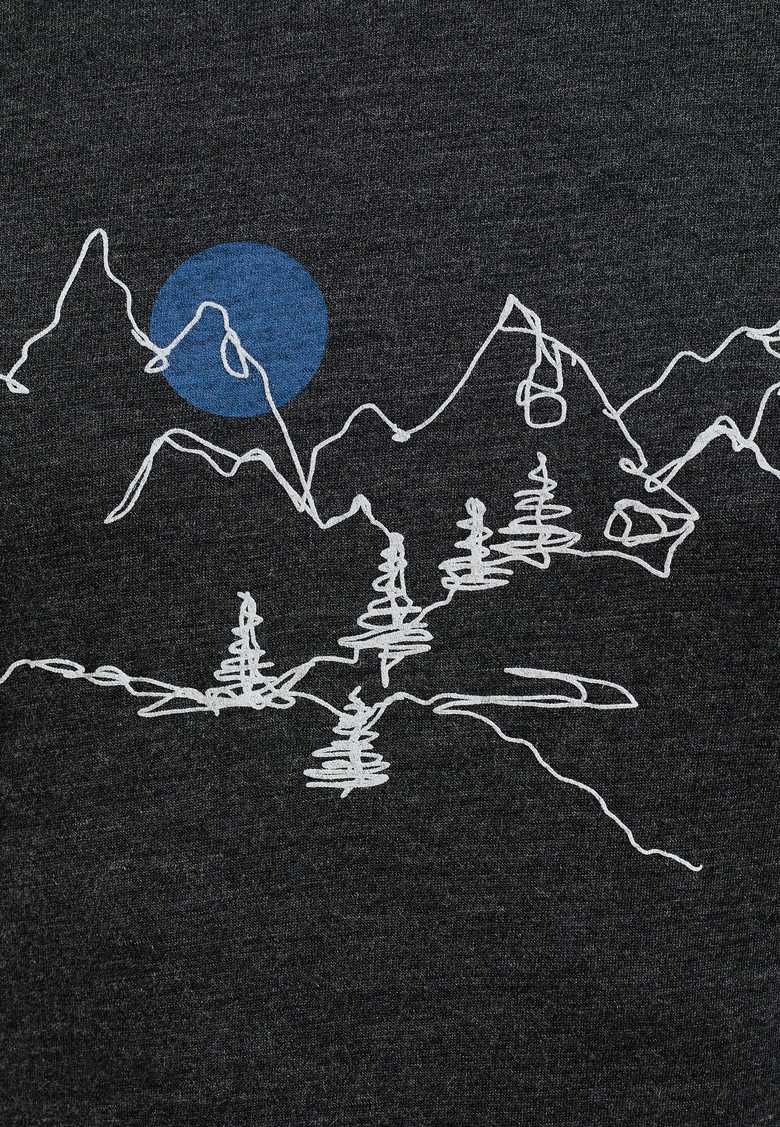 Merino 200 Warm Langarmshirt mit Print