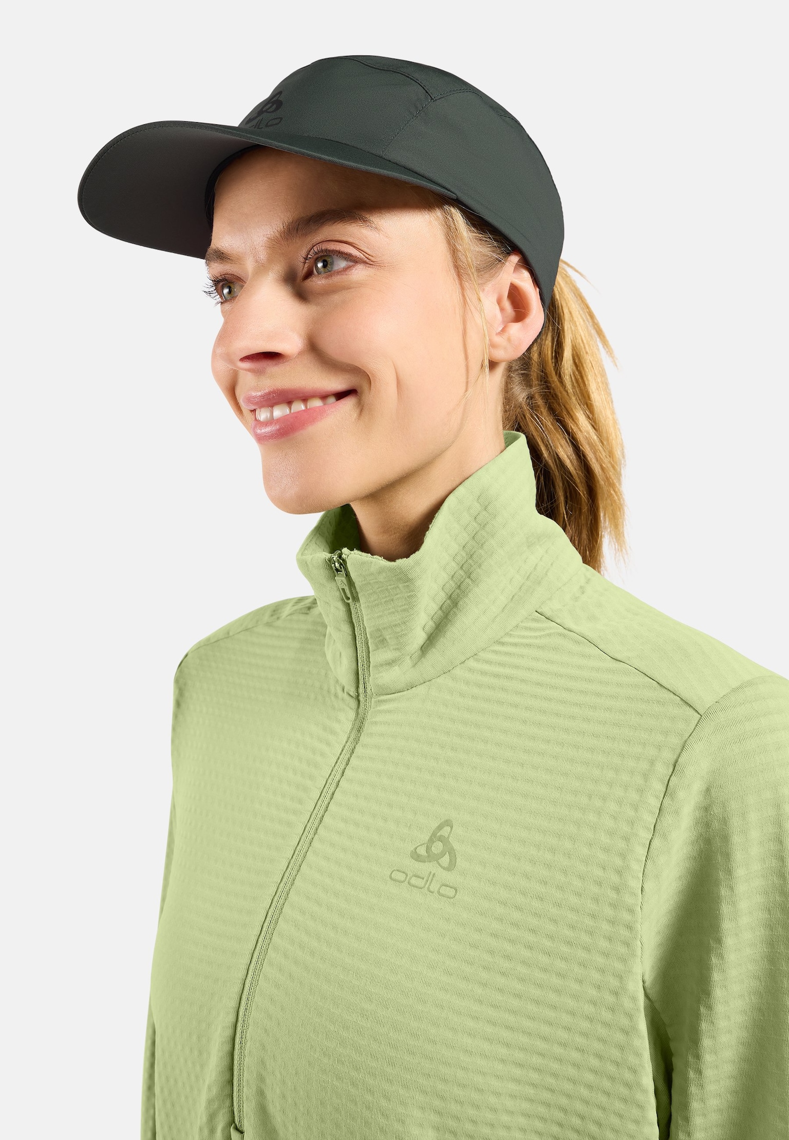 Mid layer da running Essentials Thermal a mezza zip