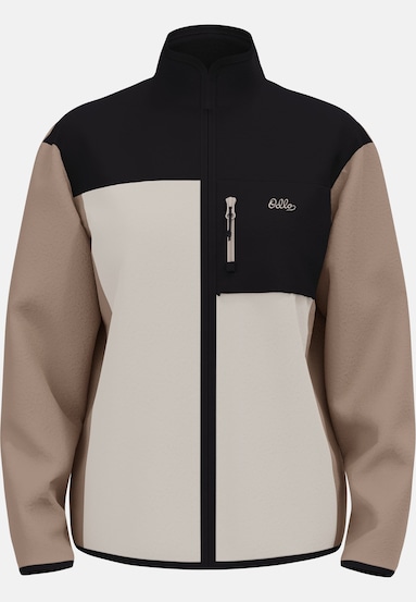 Essential High Pile Blocked Full-Zip Mid Layer