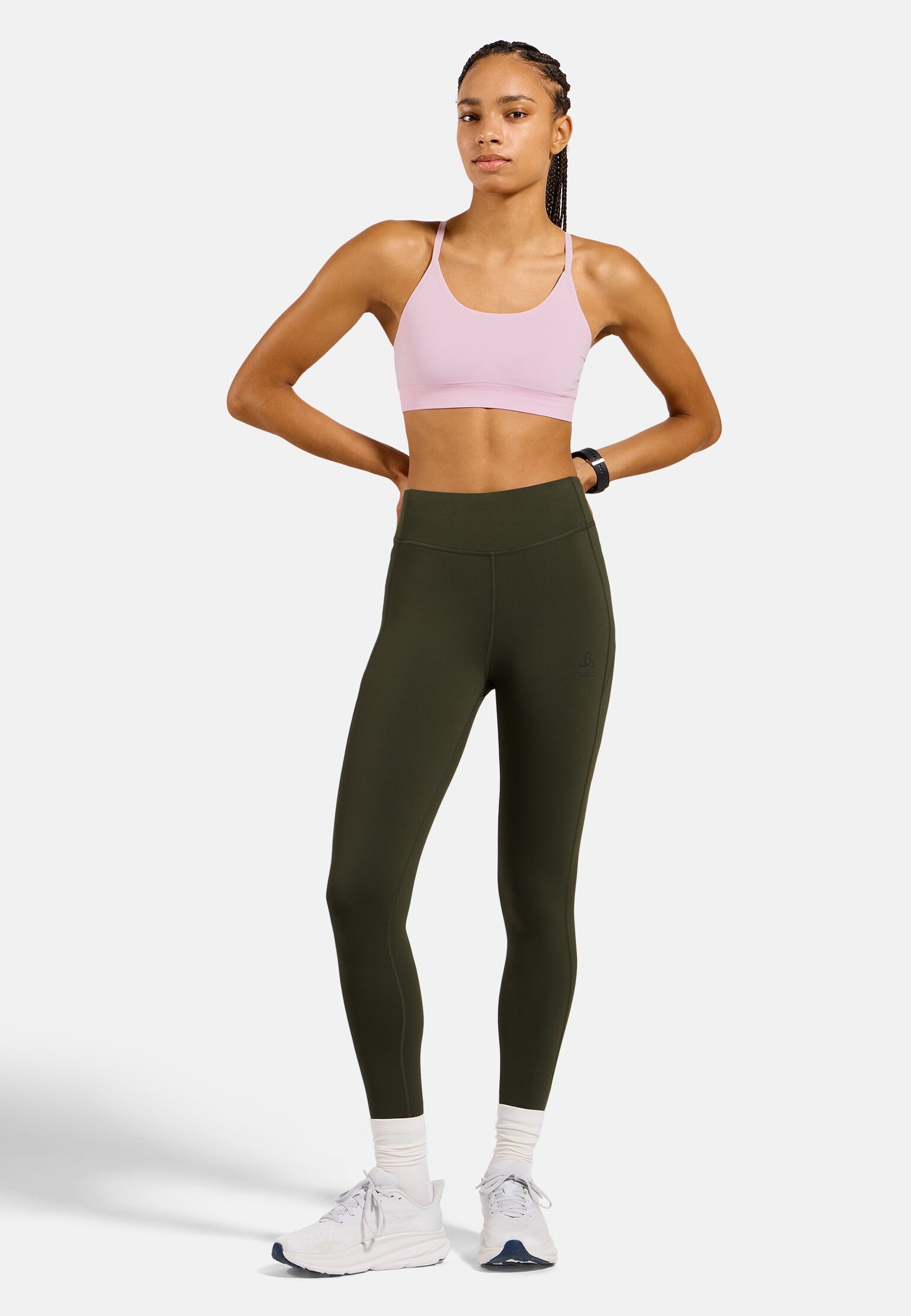 The Seamless soft-support reversible sports bra