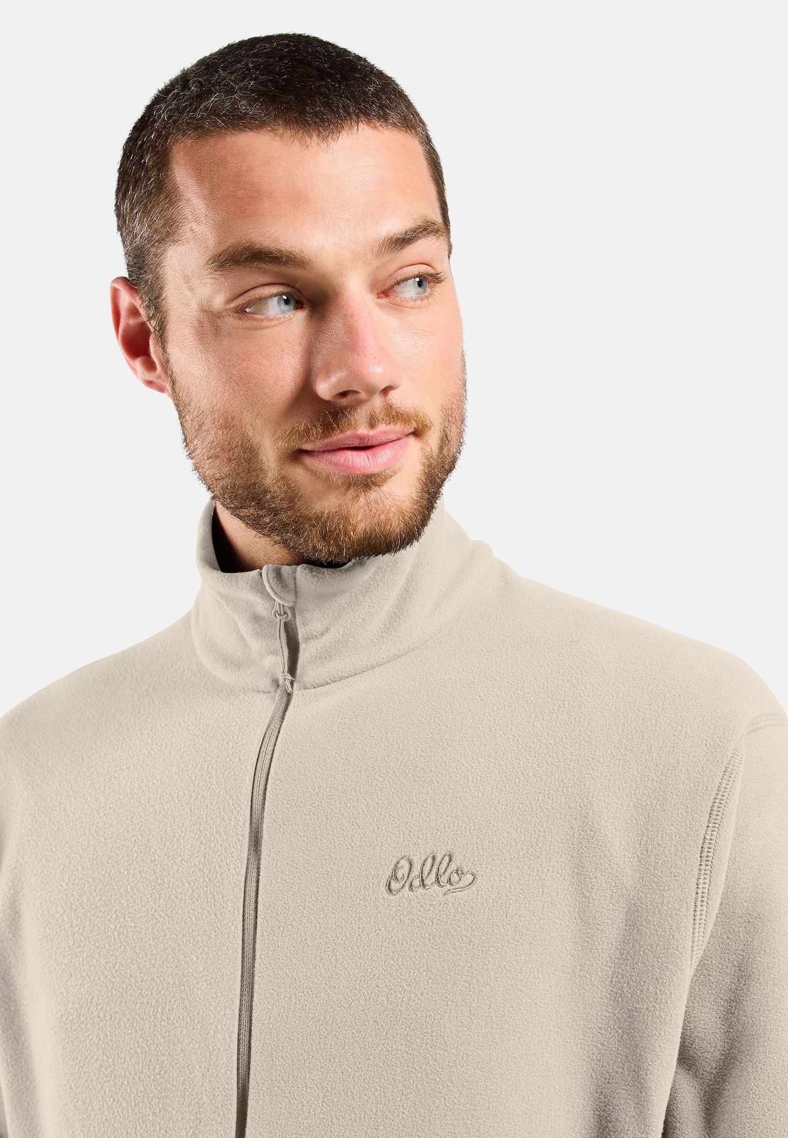 Mid layer multisport Essentials in pile classico a zip intera
