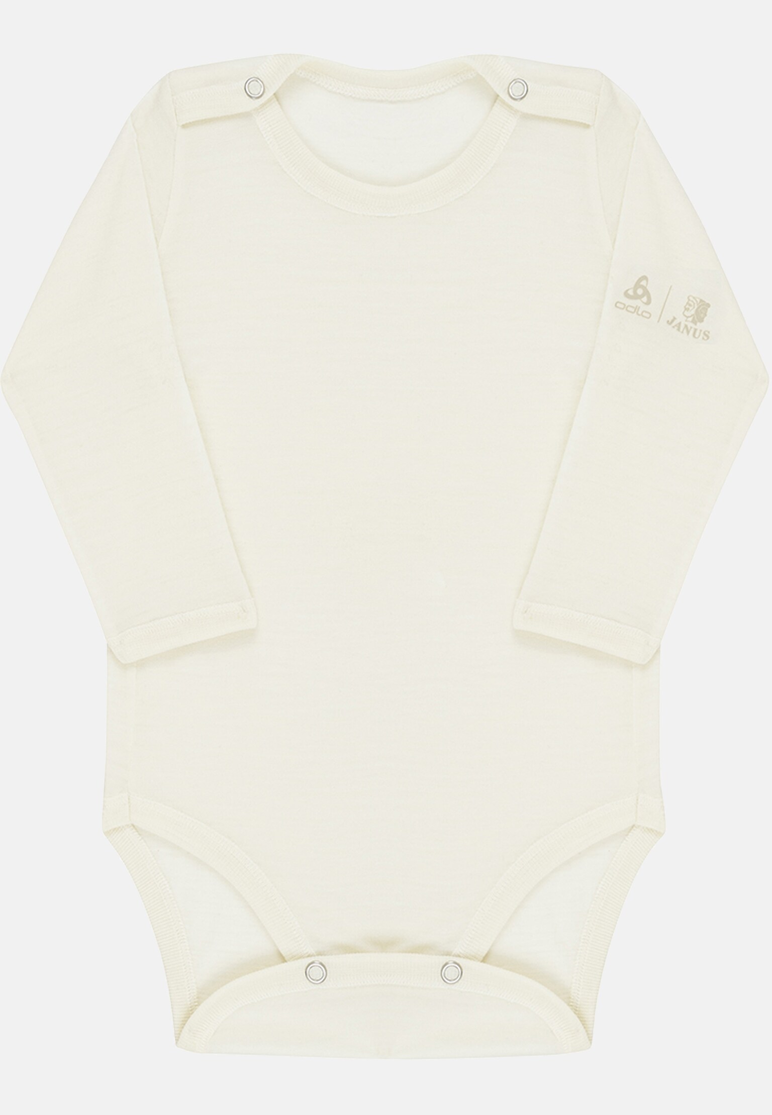 Body à manches longues et pressions pour bébé en laine mérinos 160 Espeland
