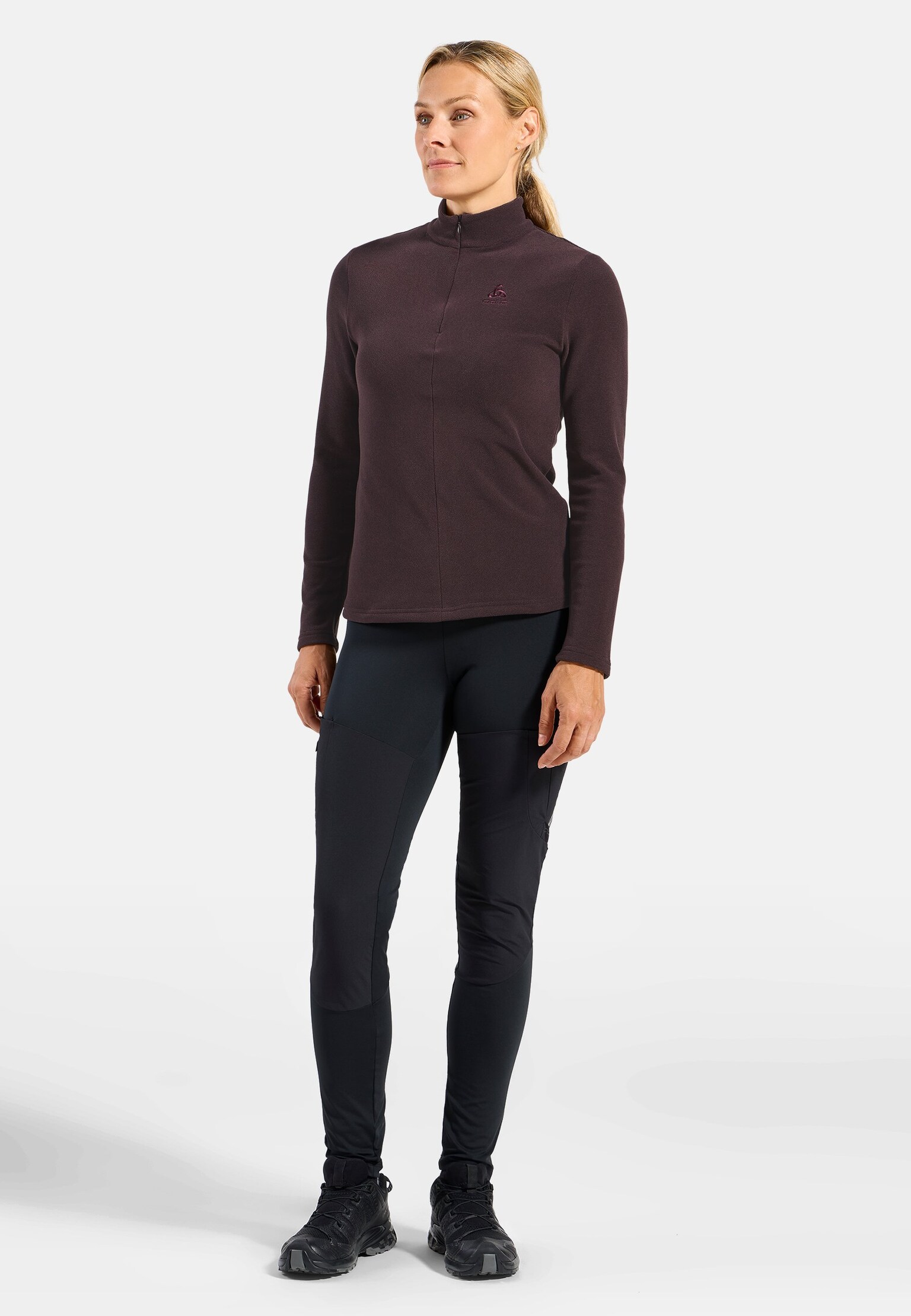 The women's Roy half-zip mid layer