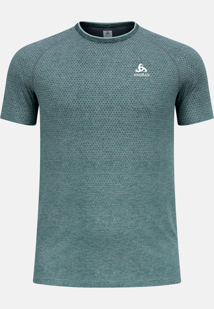 The Essentials seamless running t-shirt in arctic melange | Odlo The Essentials seamless running t-shirt in arctic melange | Odlo