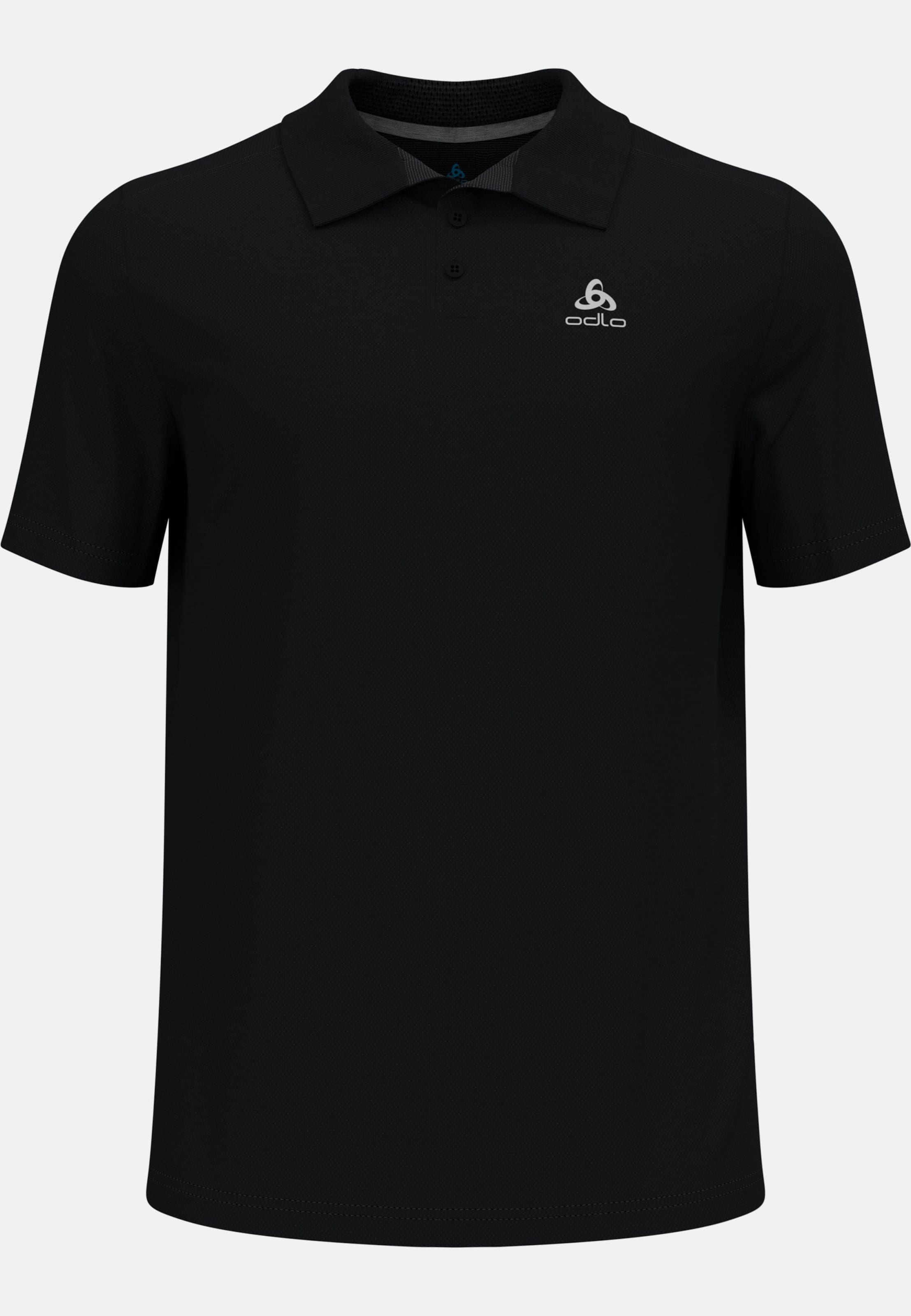 Odlo F-Dry Poloshirt für Herren, M, schwarz