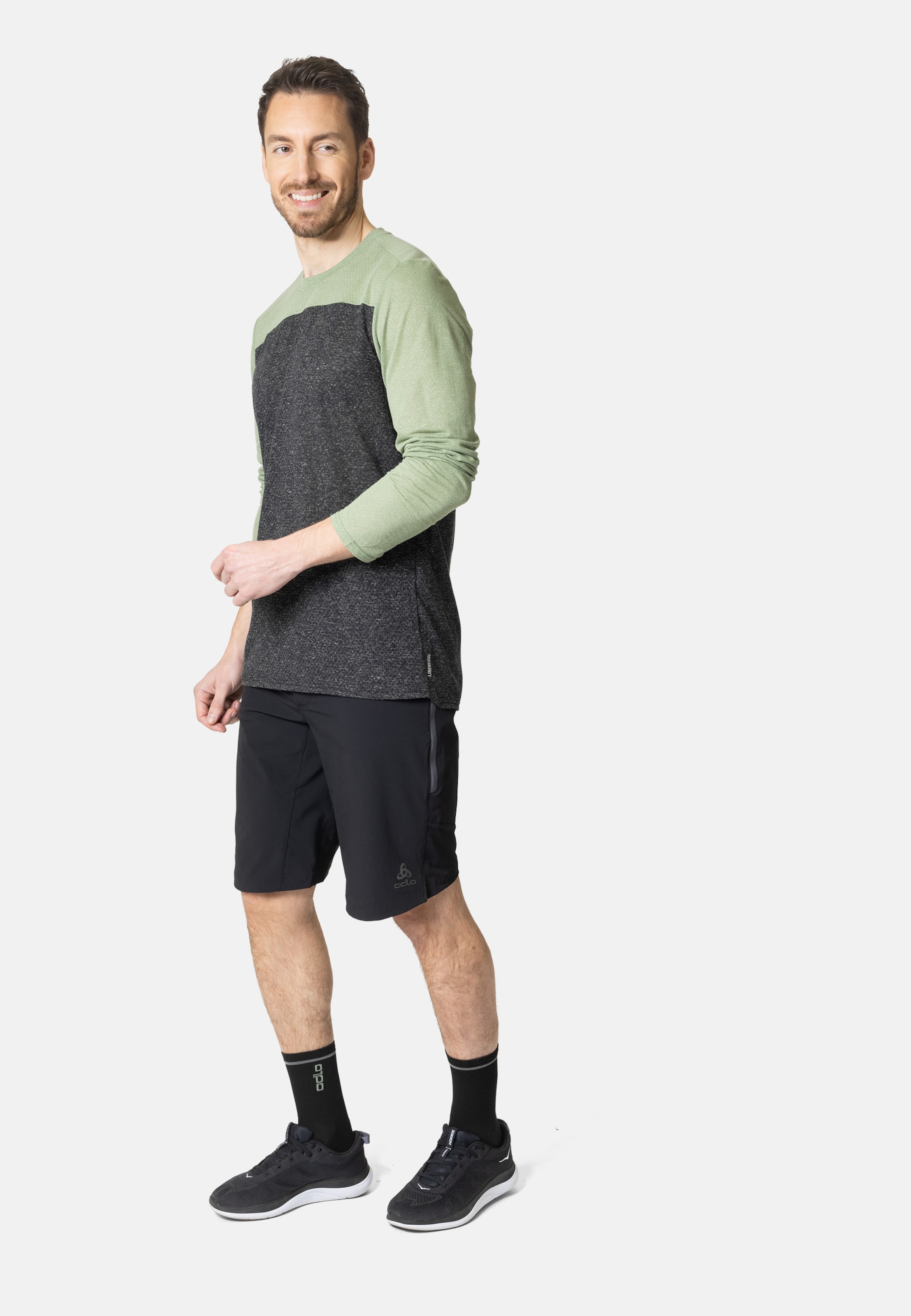 Odlo X-Alp Linencool MTB-Langarmshirt für Herren, S, grün