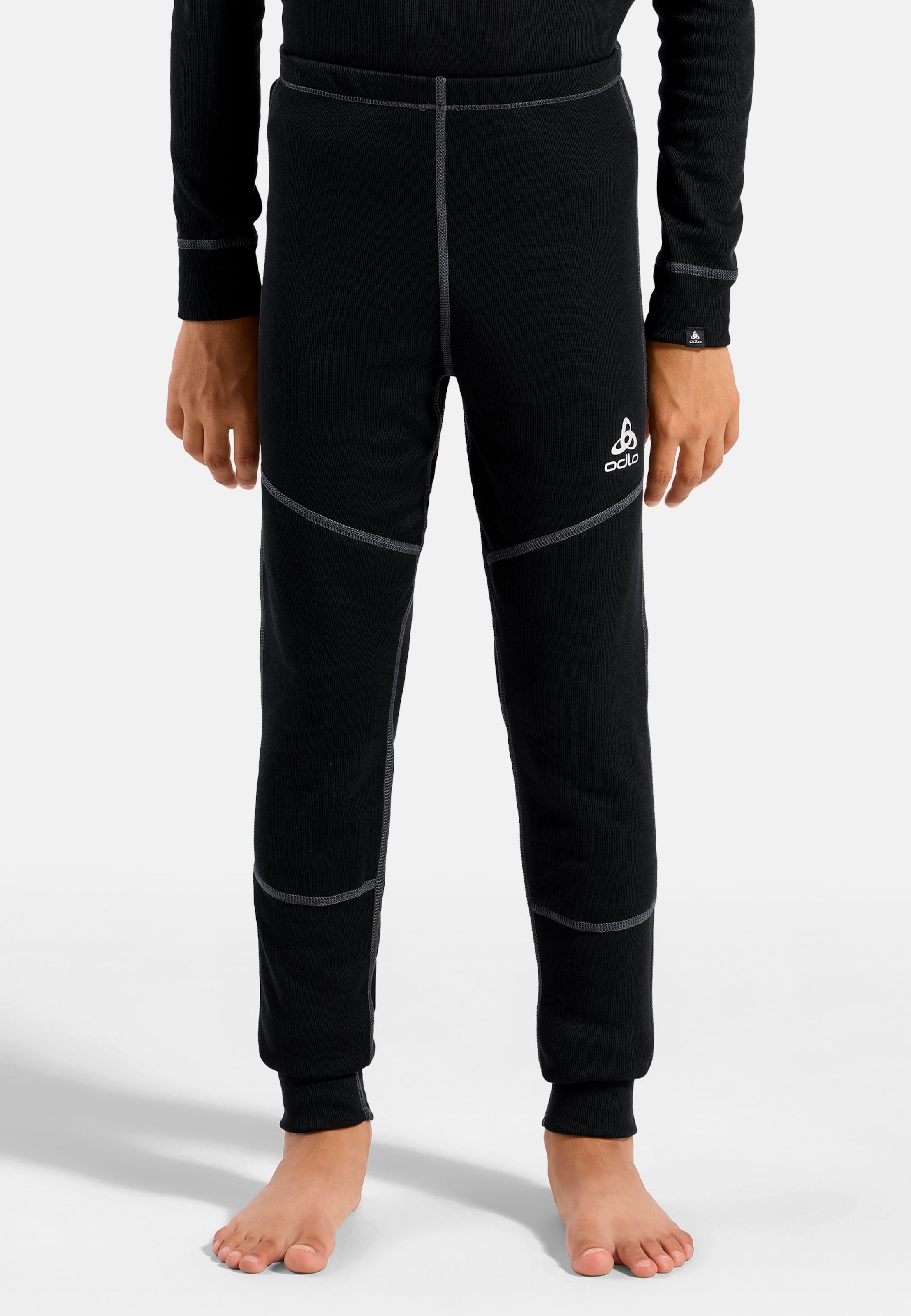 Odlo Active X-Warm Leggings für Kinder, 104, schwarz